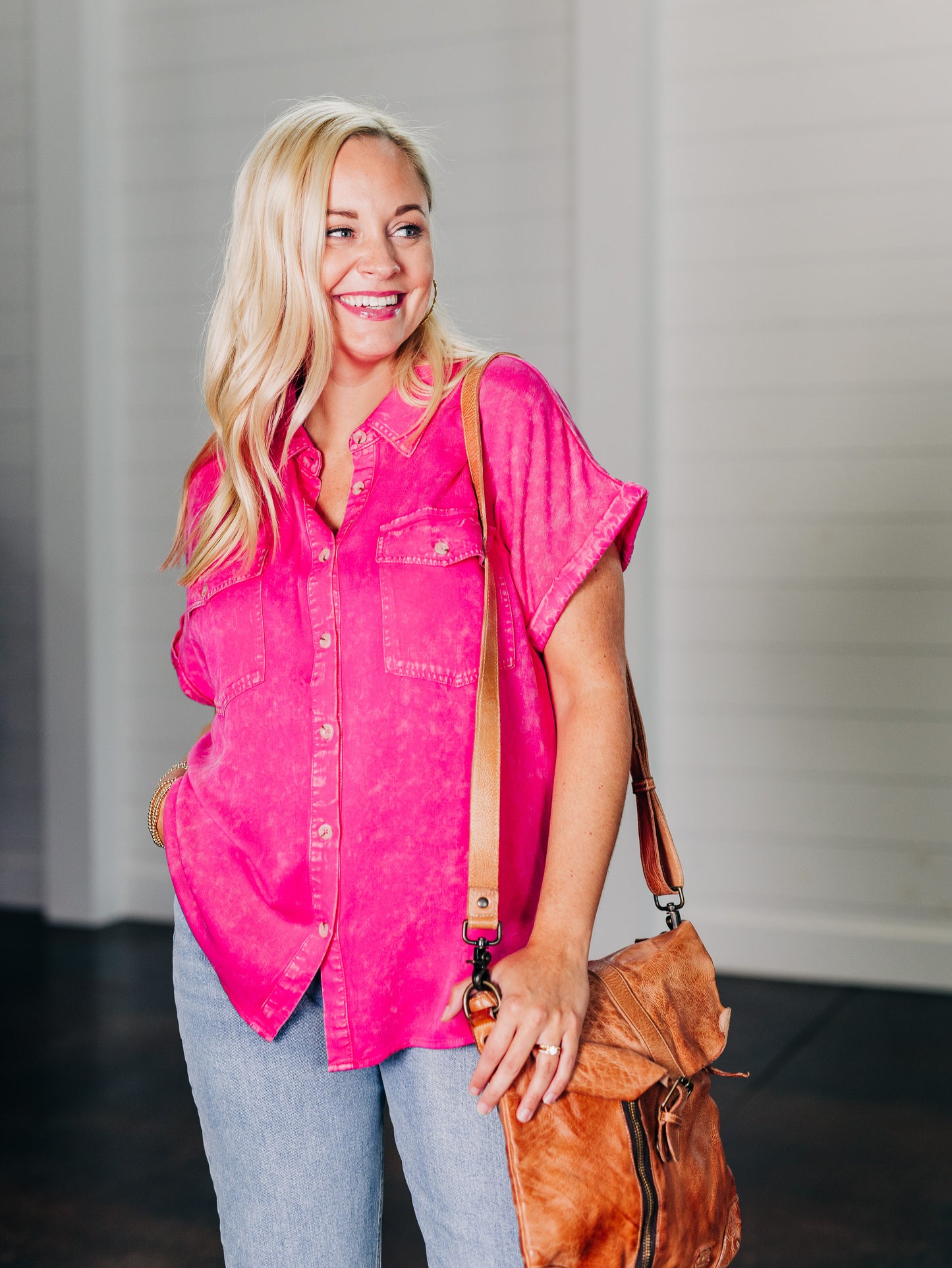 Hopeful Moments Hot Pink Top