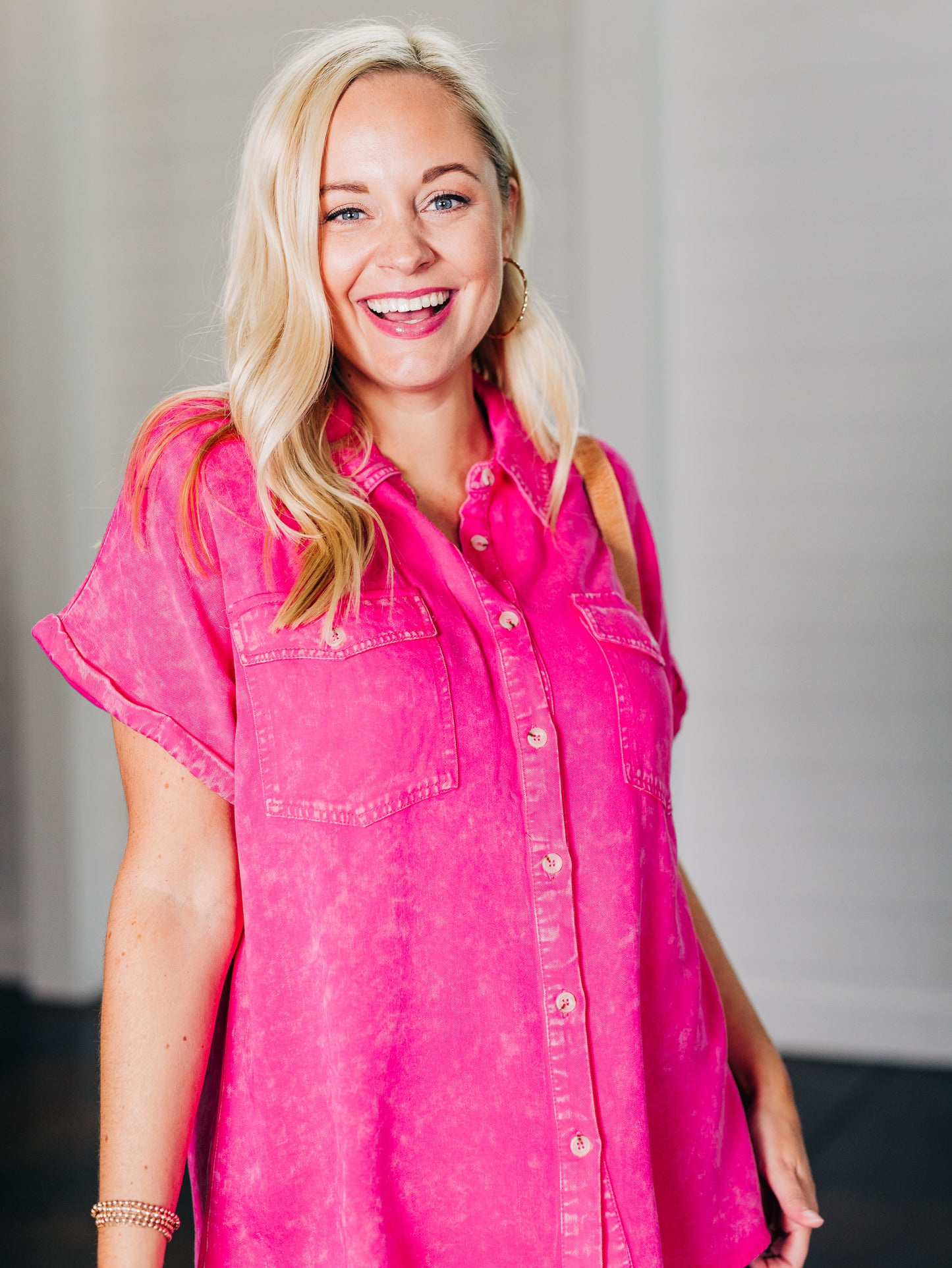 Hopeful Moments Hot Pink Top