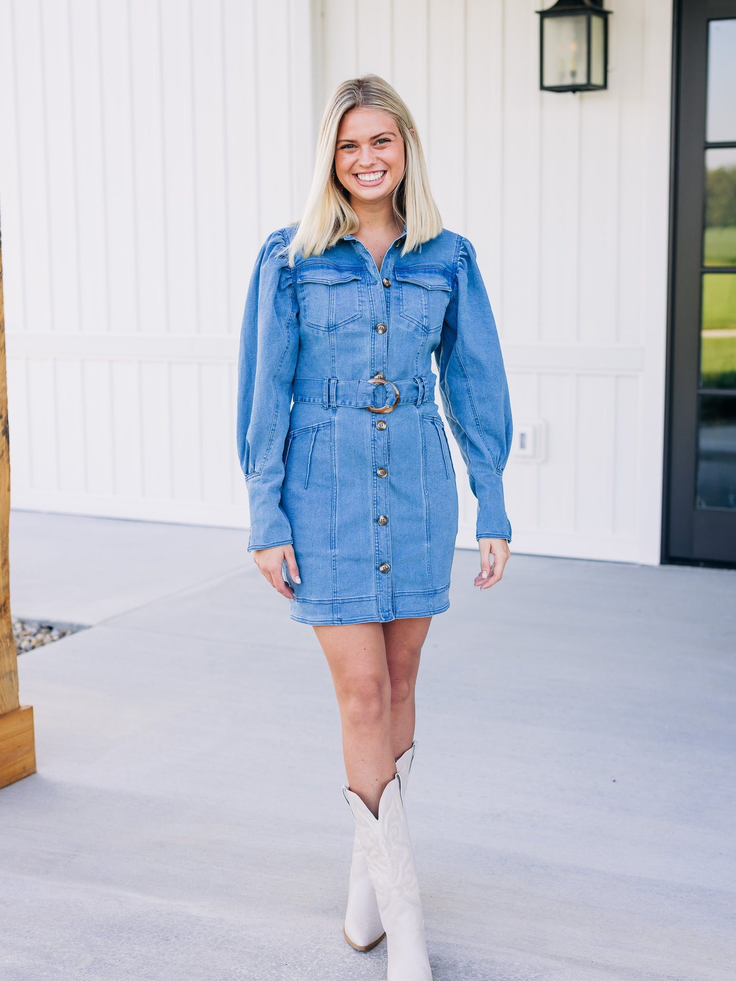 Daydreams To Reality Denim Dress