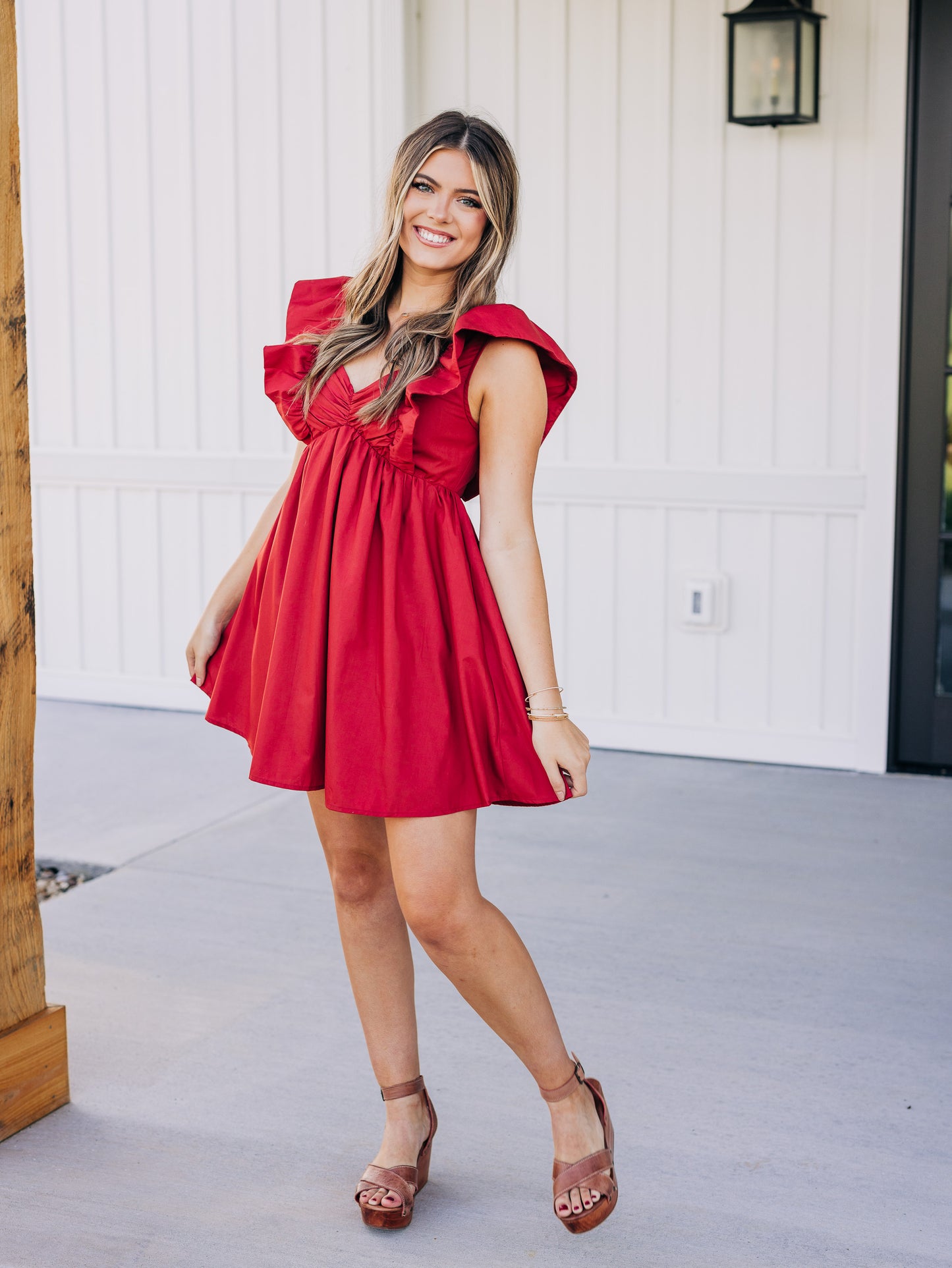 Unseen Beauty Rust Dress
