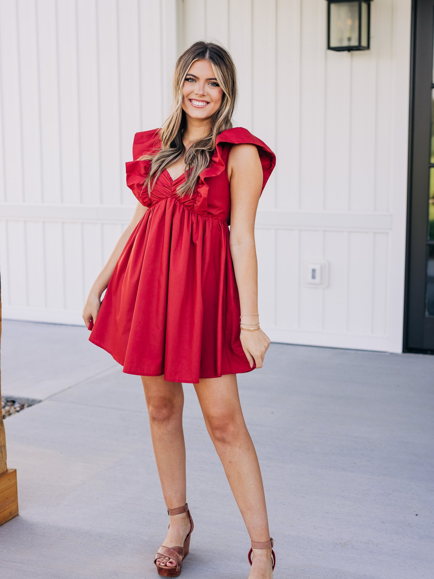 Unseen Beauty Rust Dress