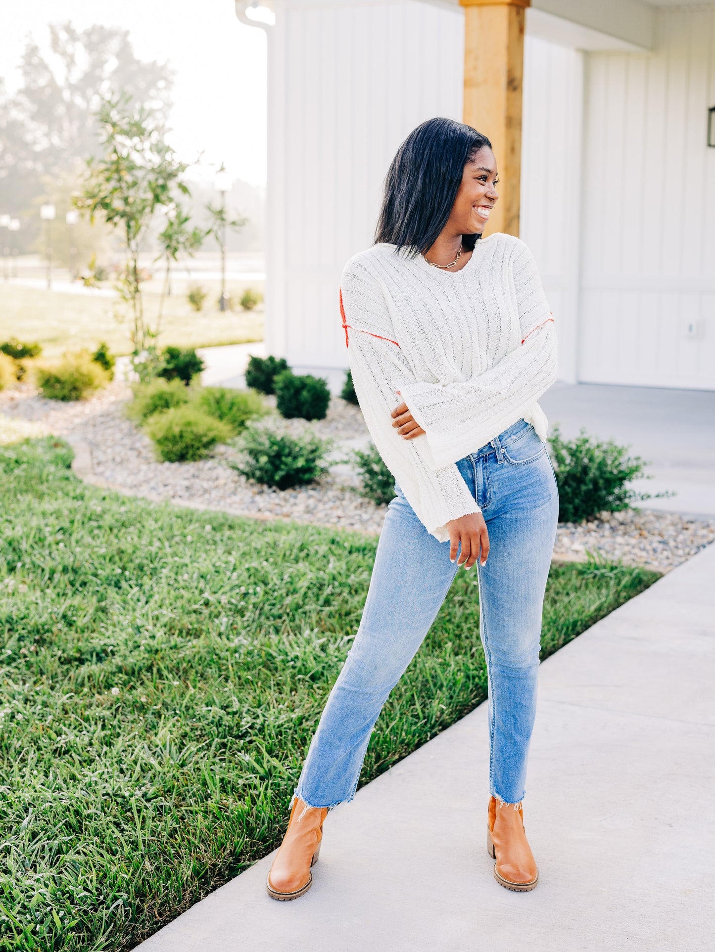 Last To Love White Sweater