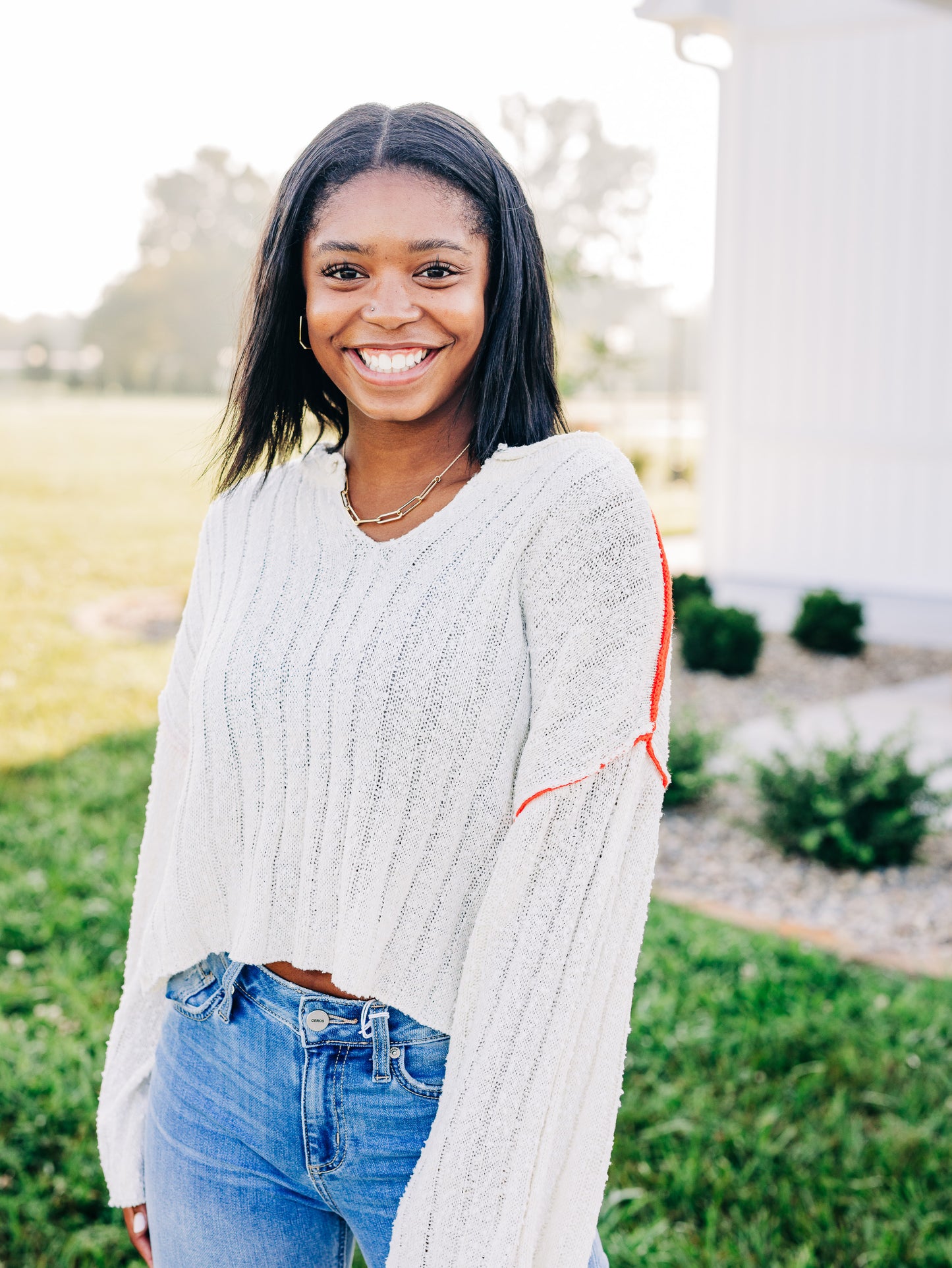 Last To Love White Sweater