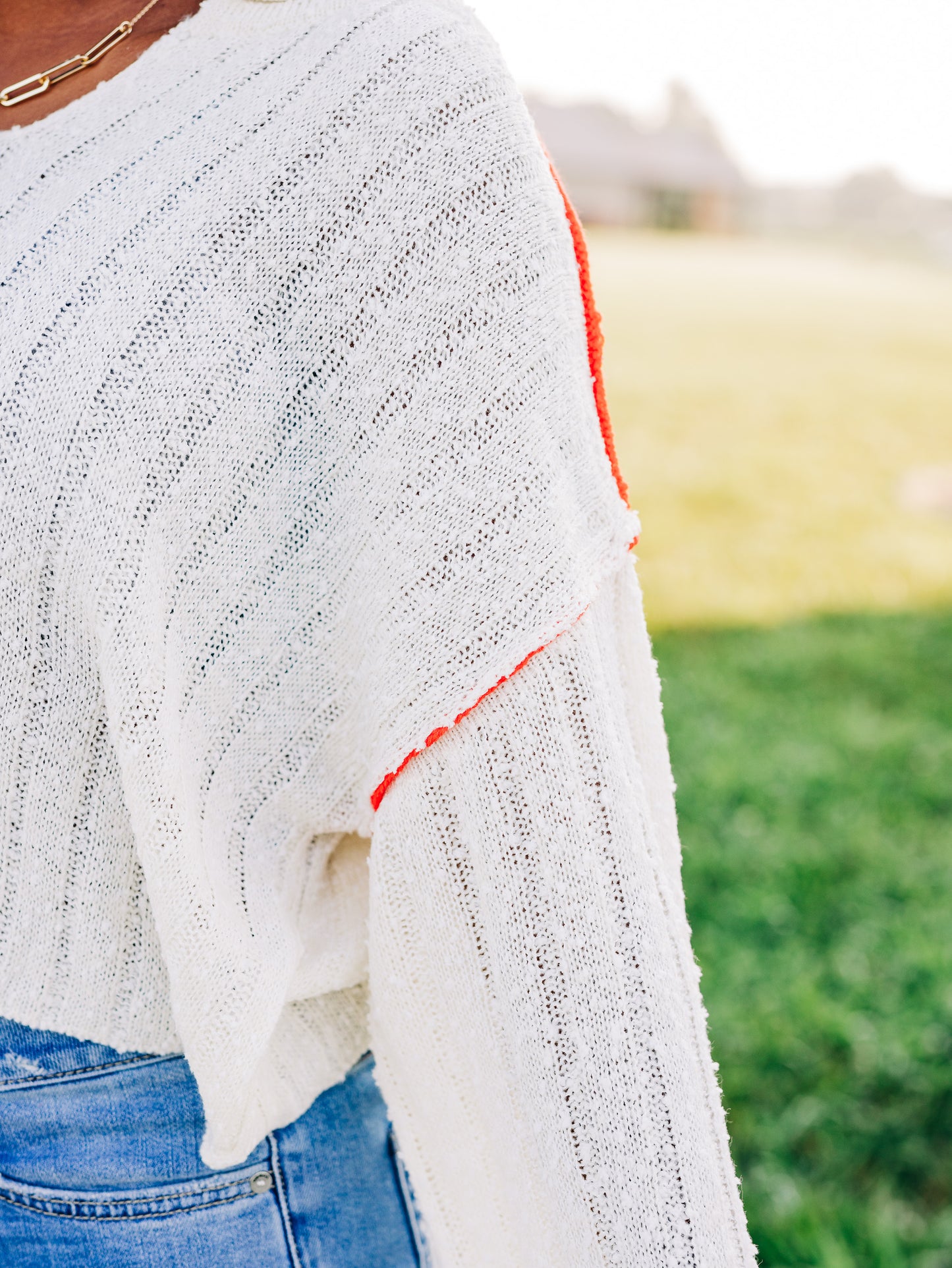 Last To Love White Sweater