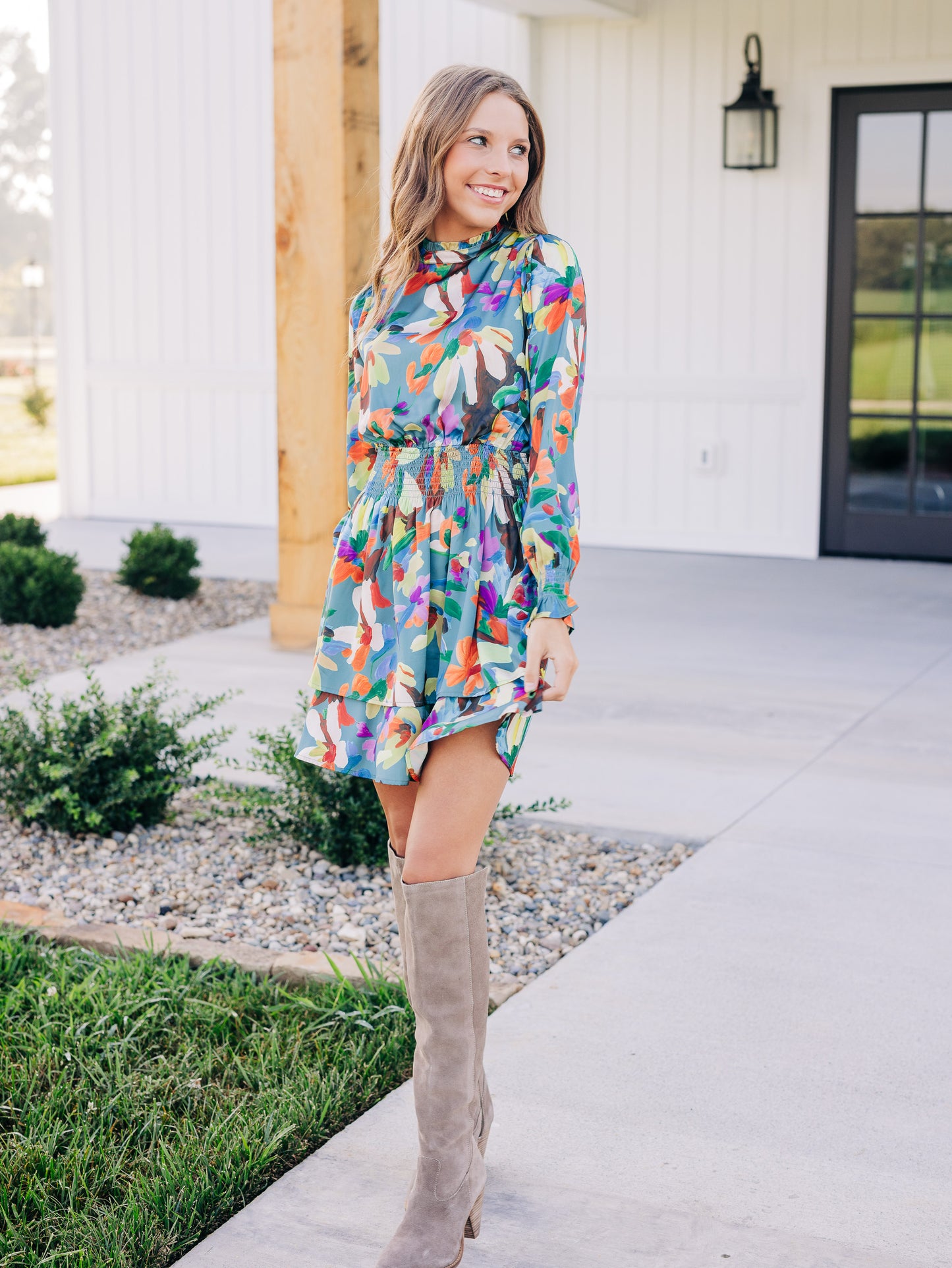 Refreshing Beauty Sage Dress