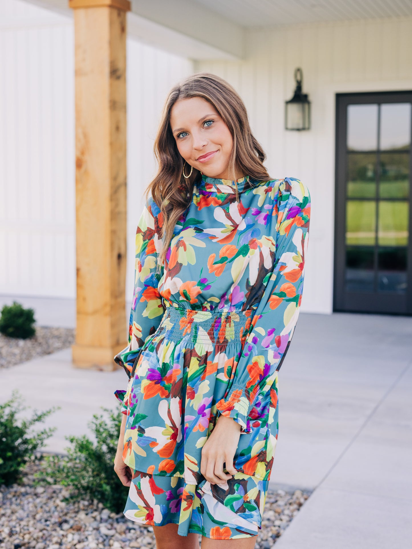 Refreshing Beauty Sage Dress