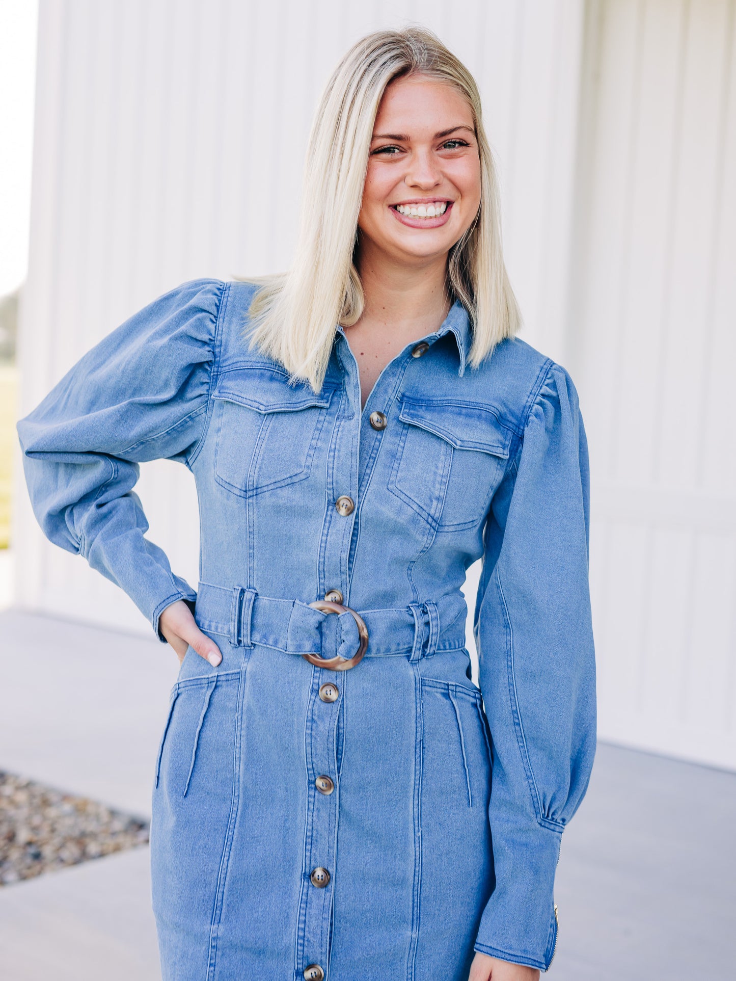 Daydreams To Reality Denim Dress