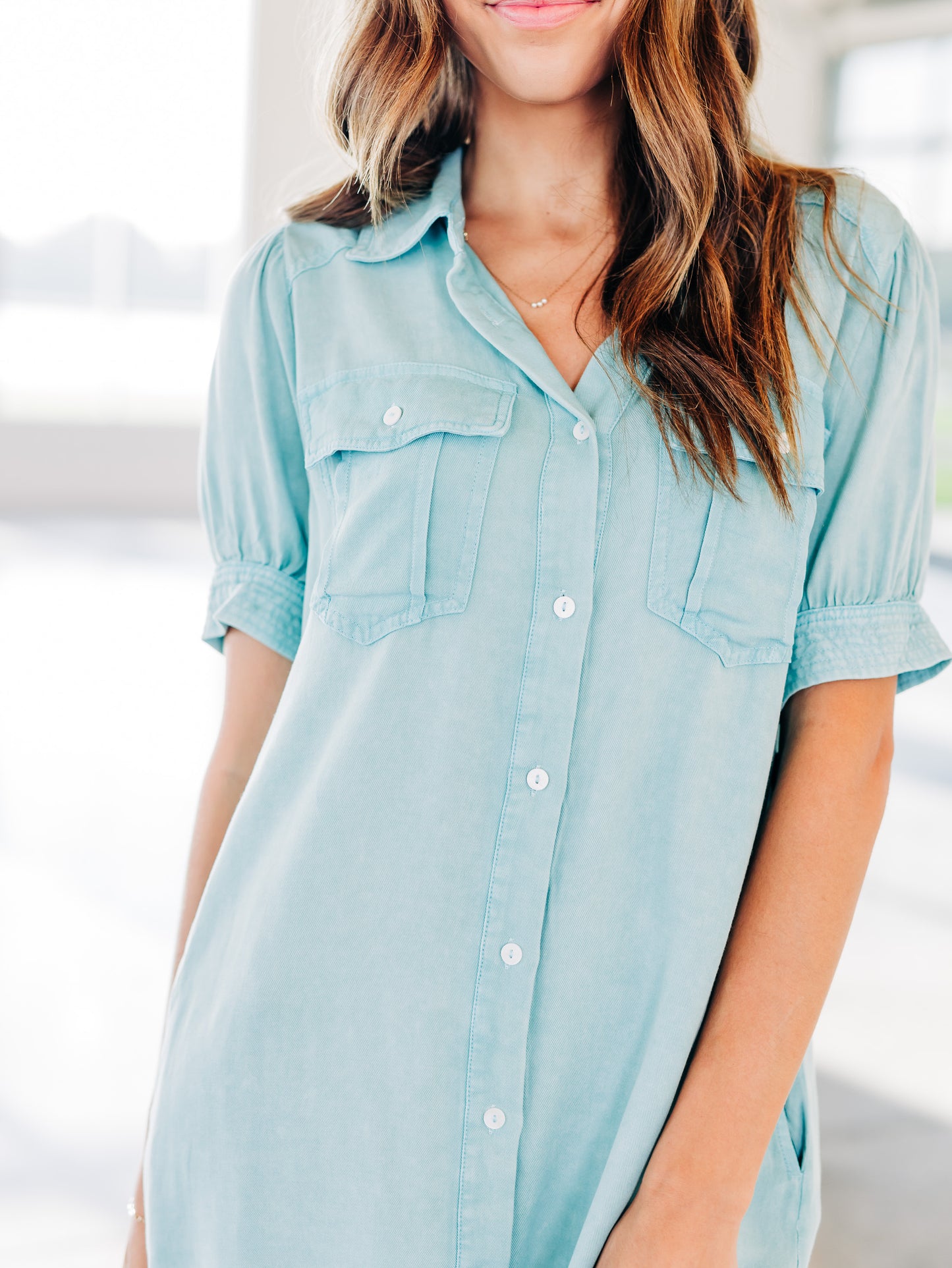Make The Change Turquoise Dress