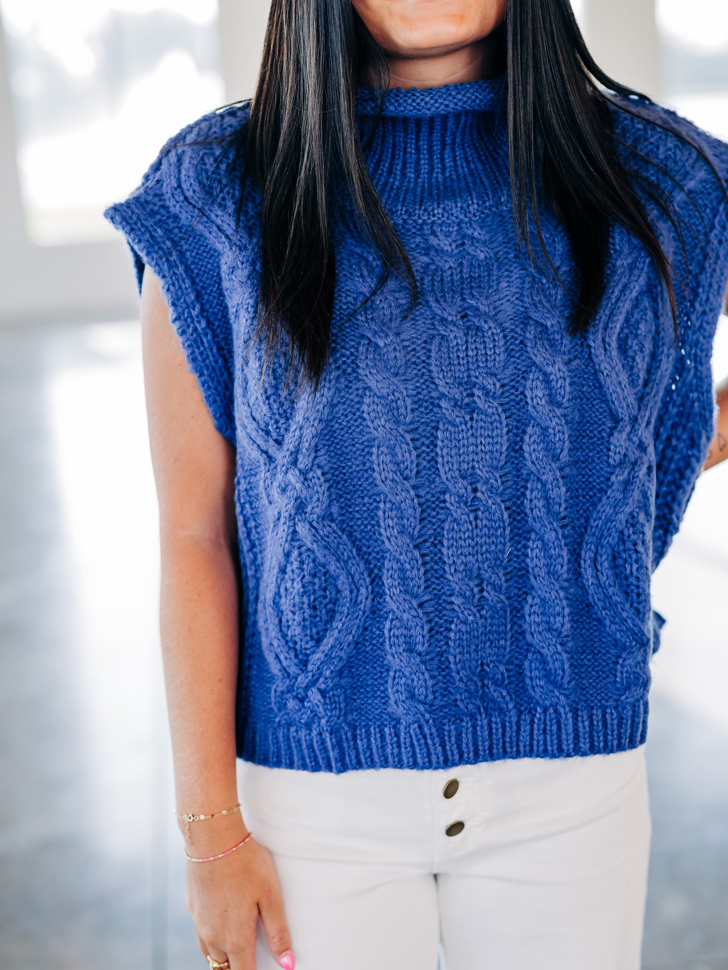 Full Heart Blue Sweater