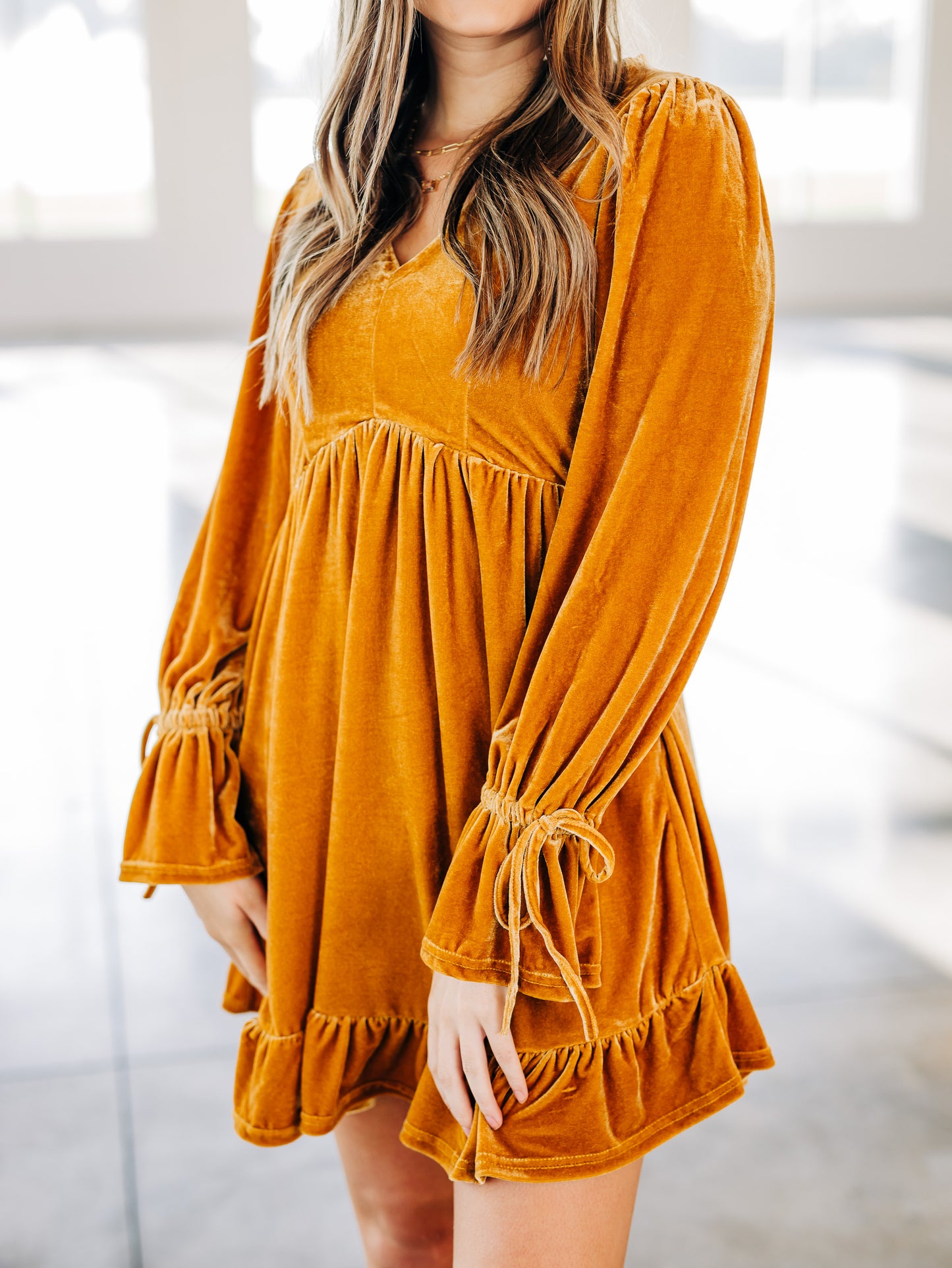 My Fun Side Gold Dress