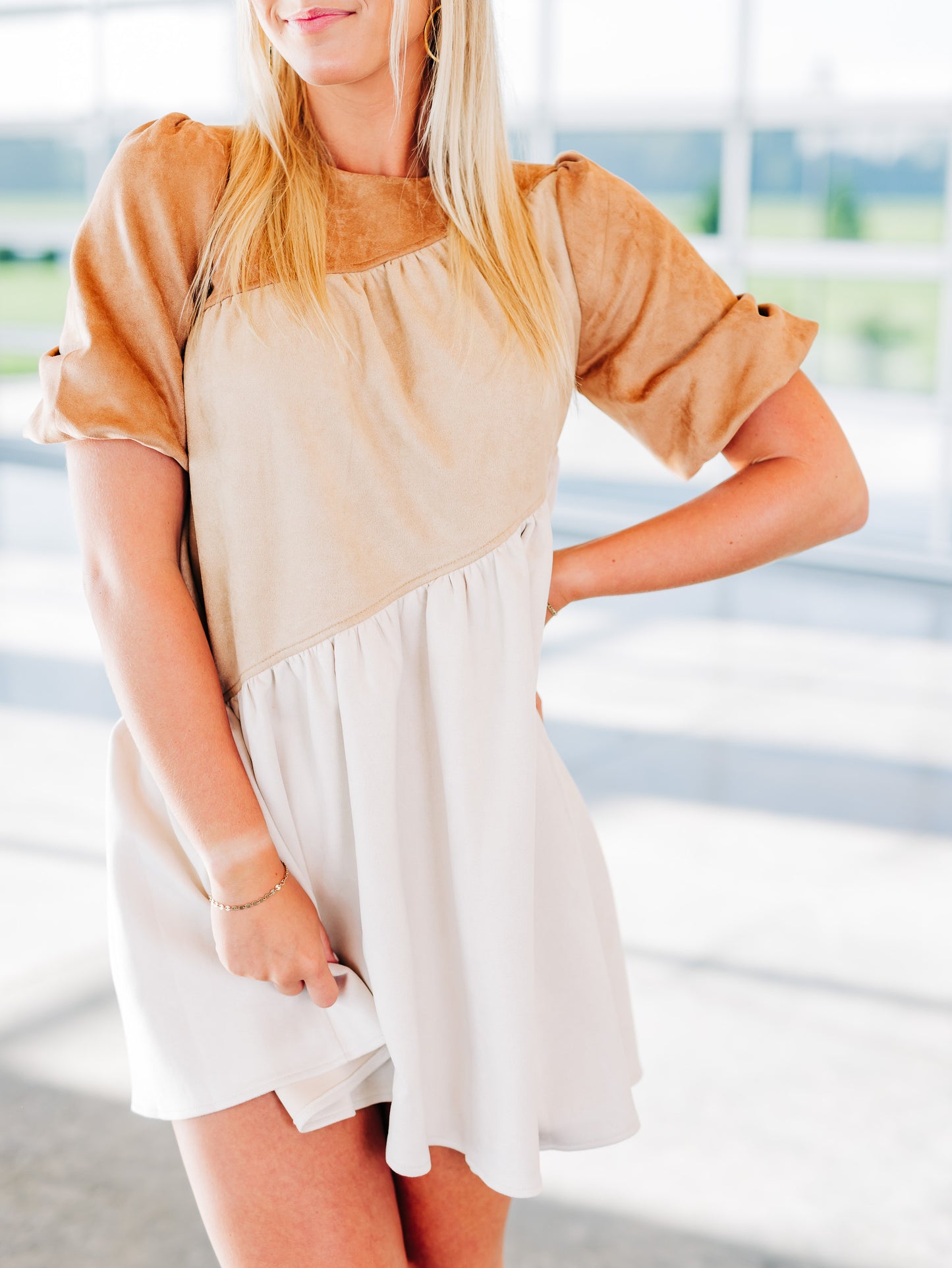 Turn Of Events Camel Dress