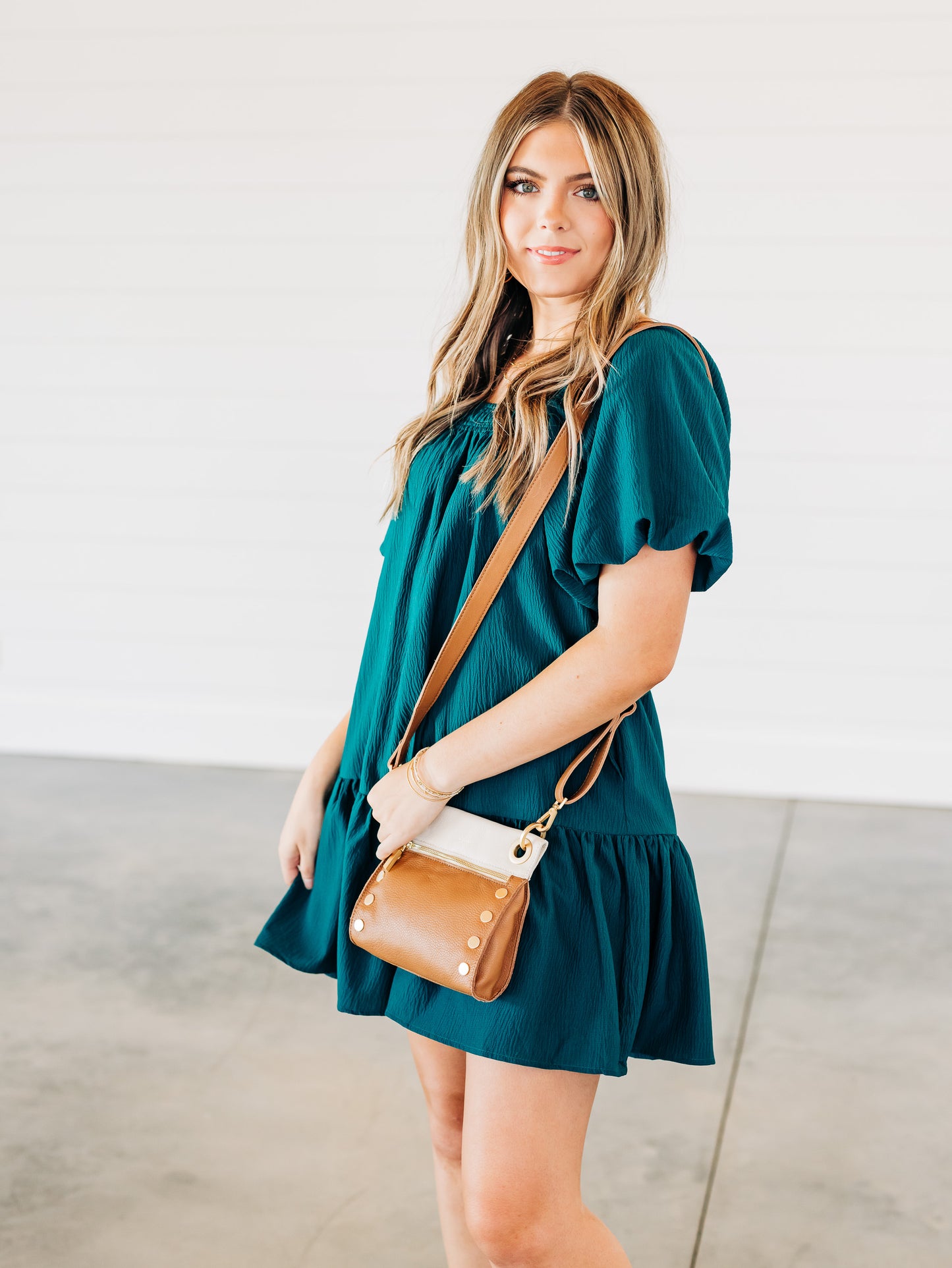 Let's Get Going Hunter Green Dress