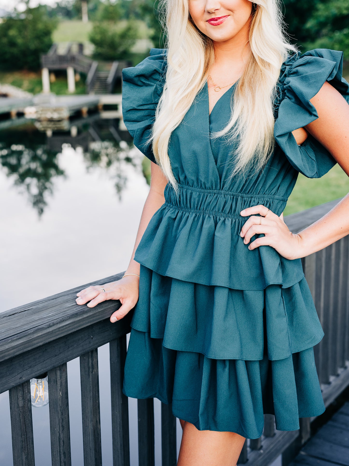 Decisions To Make Hunter Green Dress
