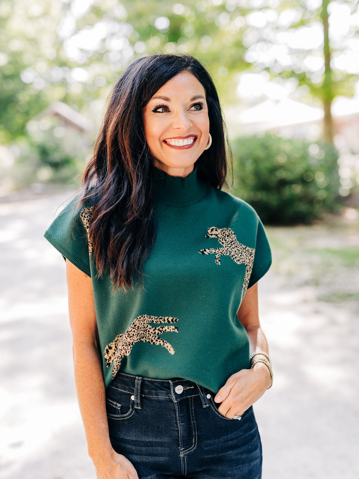 Forever Dedicated Hunter Green Top