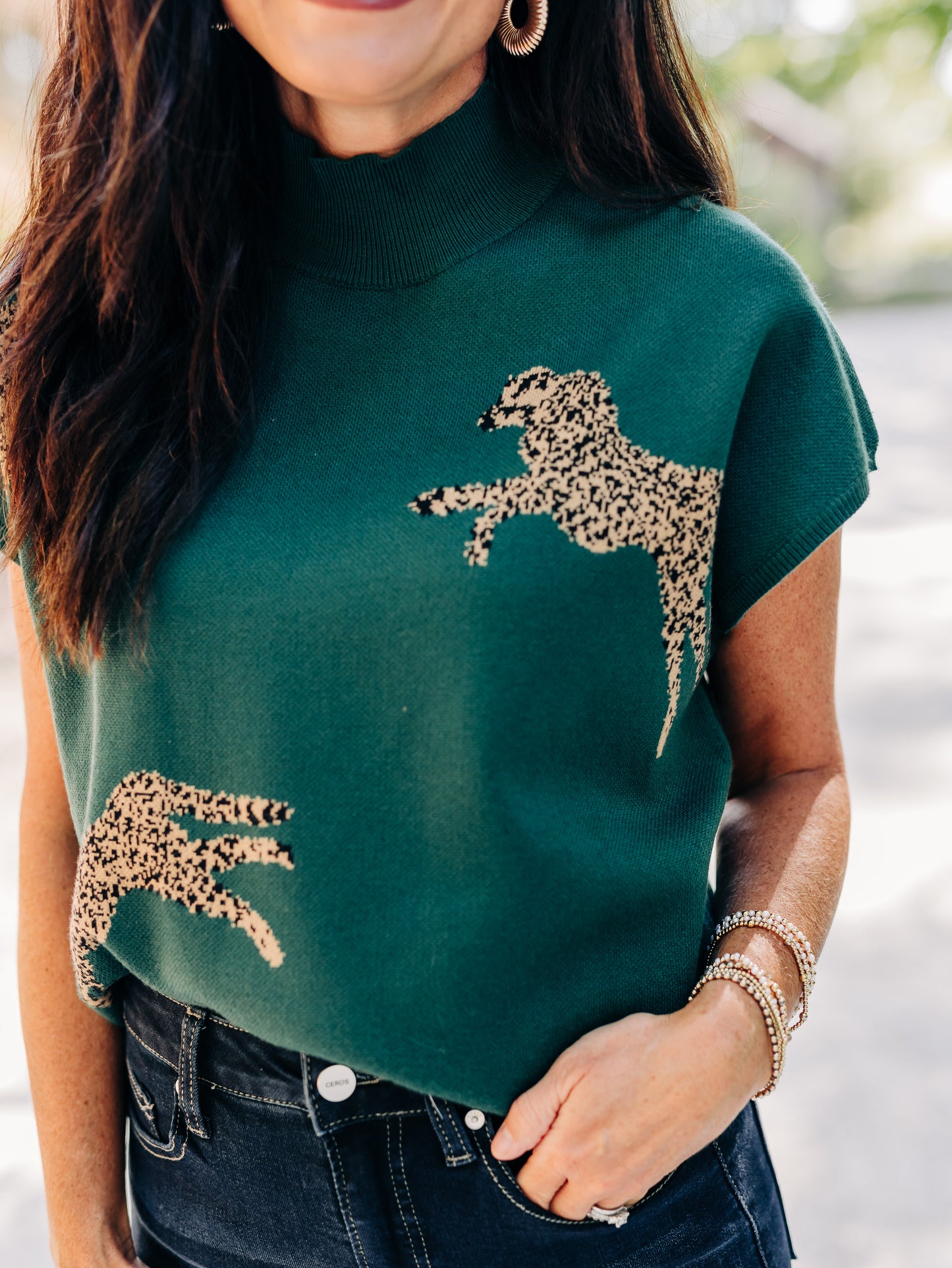 Forever Dedicated Hunter Green Top