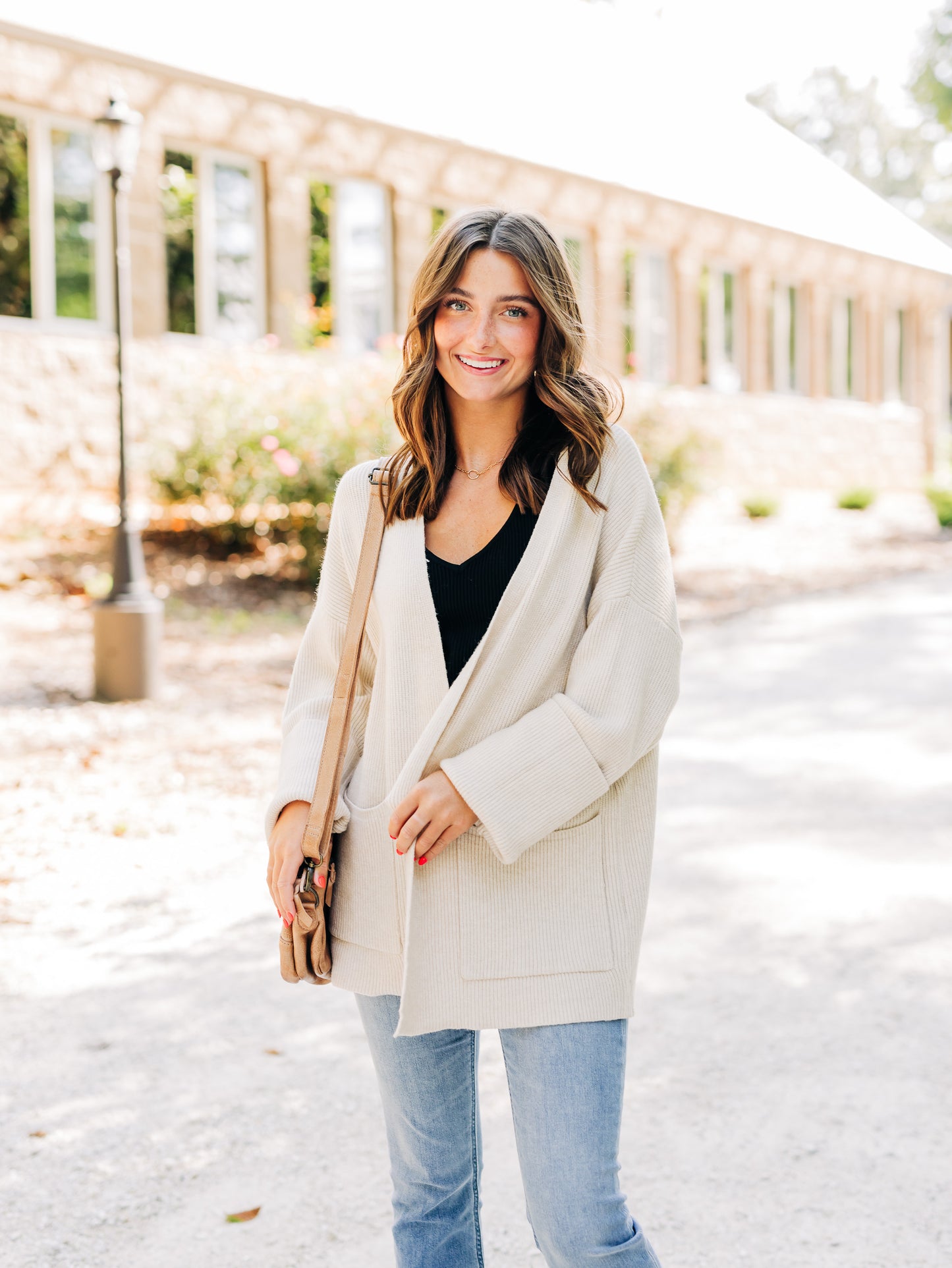 Bring Us Back Oatmeal Cardigan