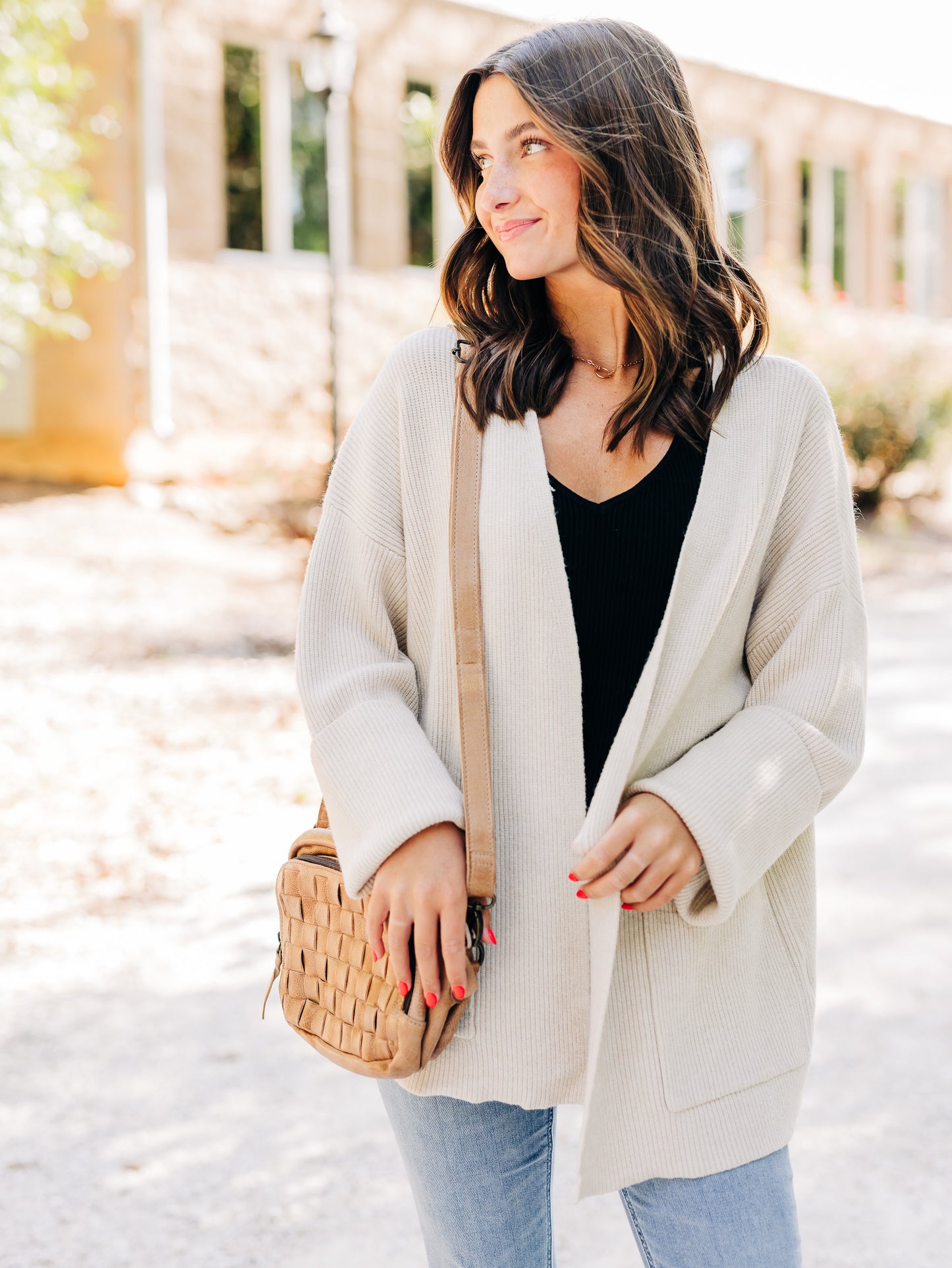Bring Us Back Oatmeal Cardigan