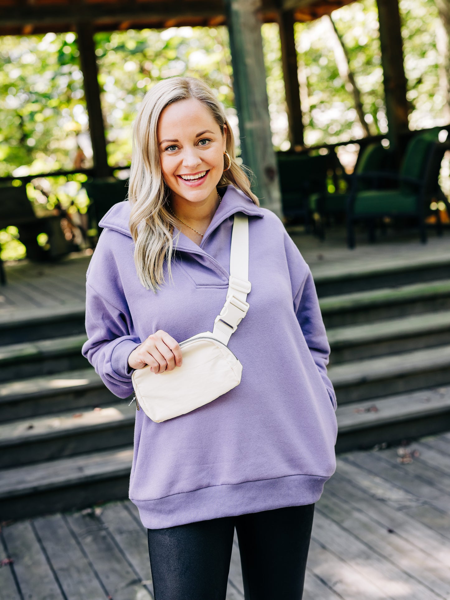 Home For The Weekend Lavender Sweatshirt