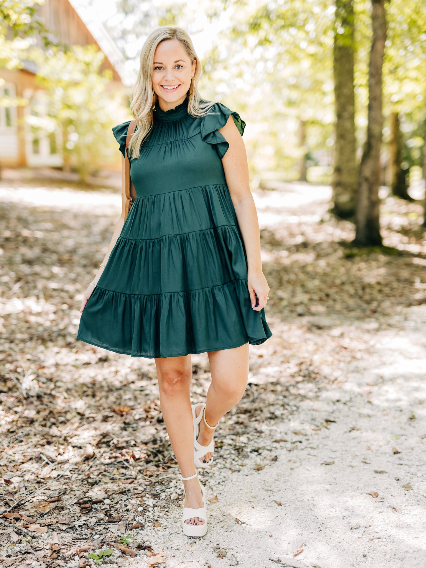 Hope For The Best Hunter Green Dress