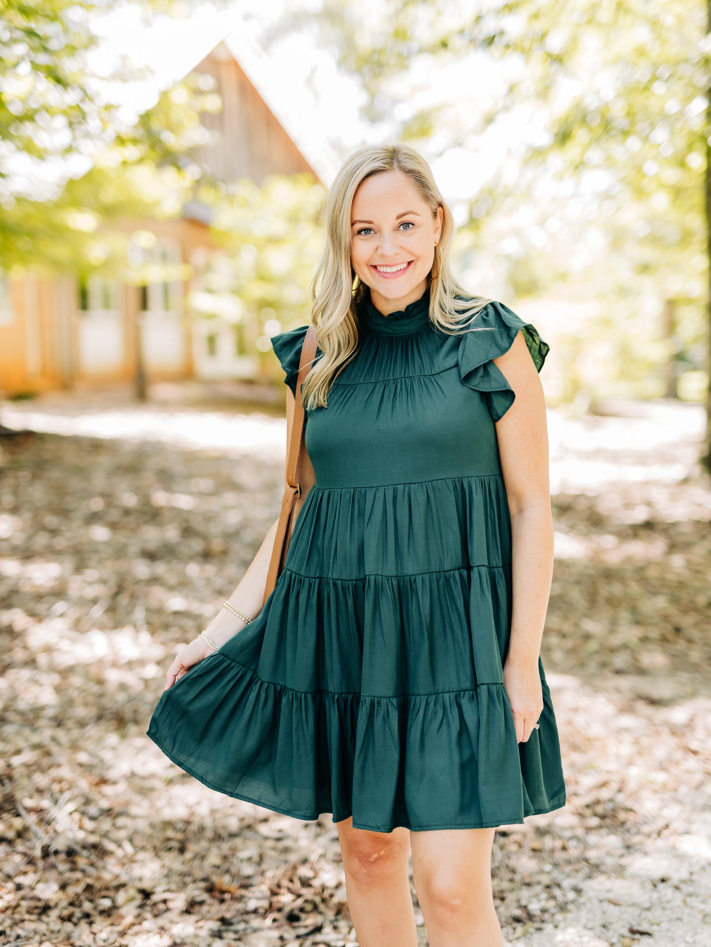 Hope For The Best Hunter Green Dress