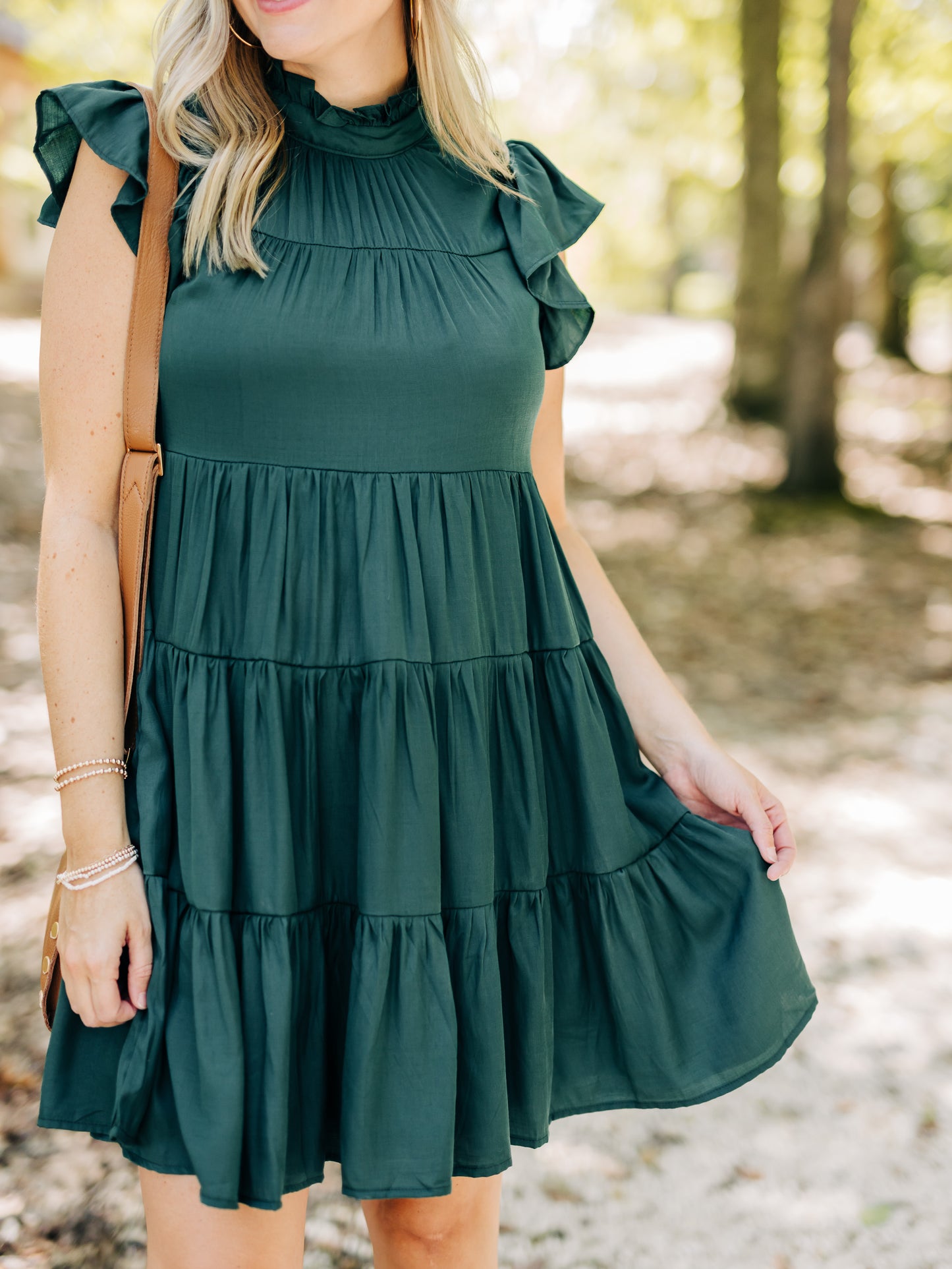 Hope For The Best Hunter Green Dress