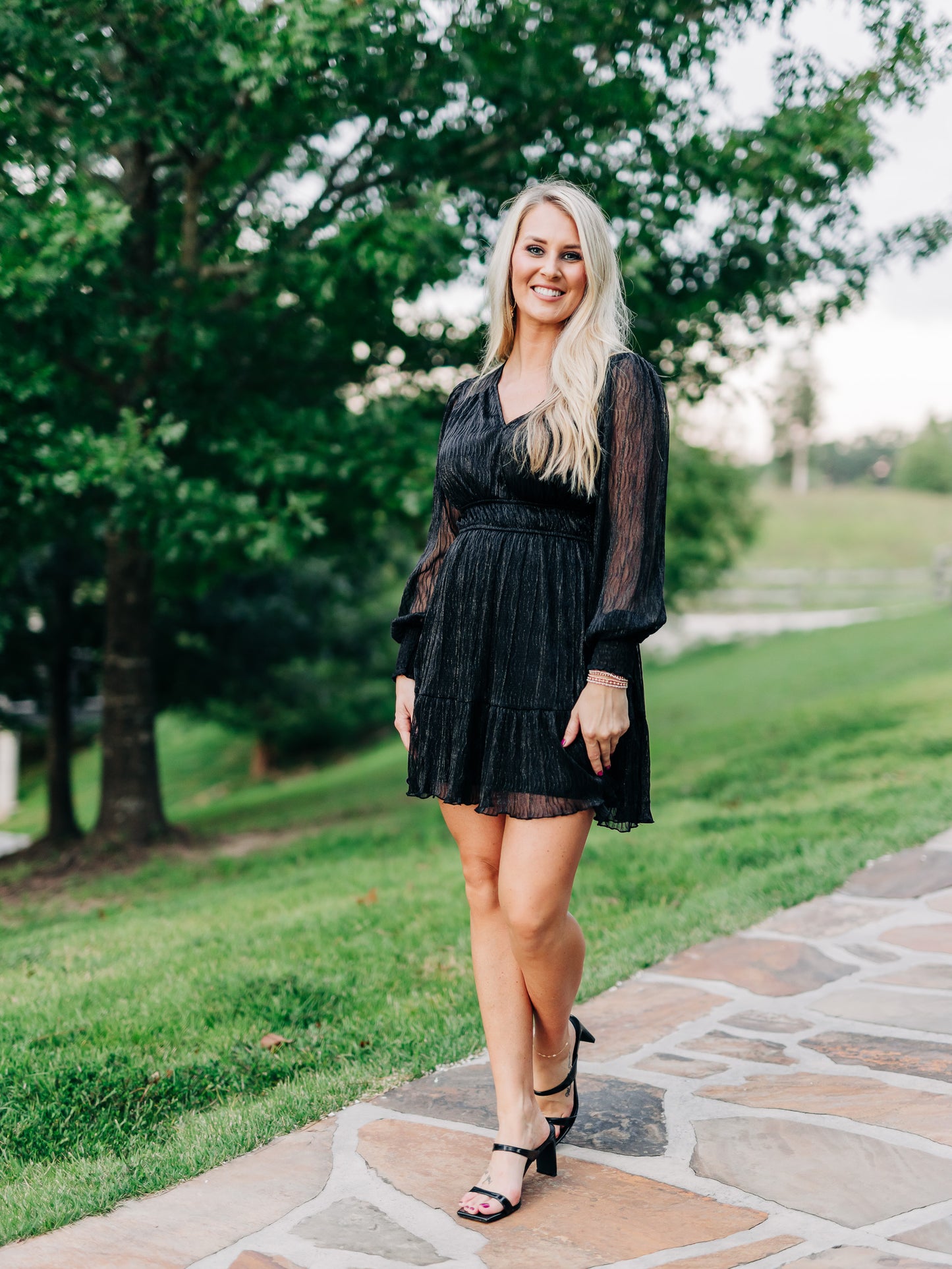 Get To The Chase Black Dress
