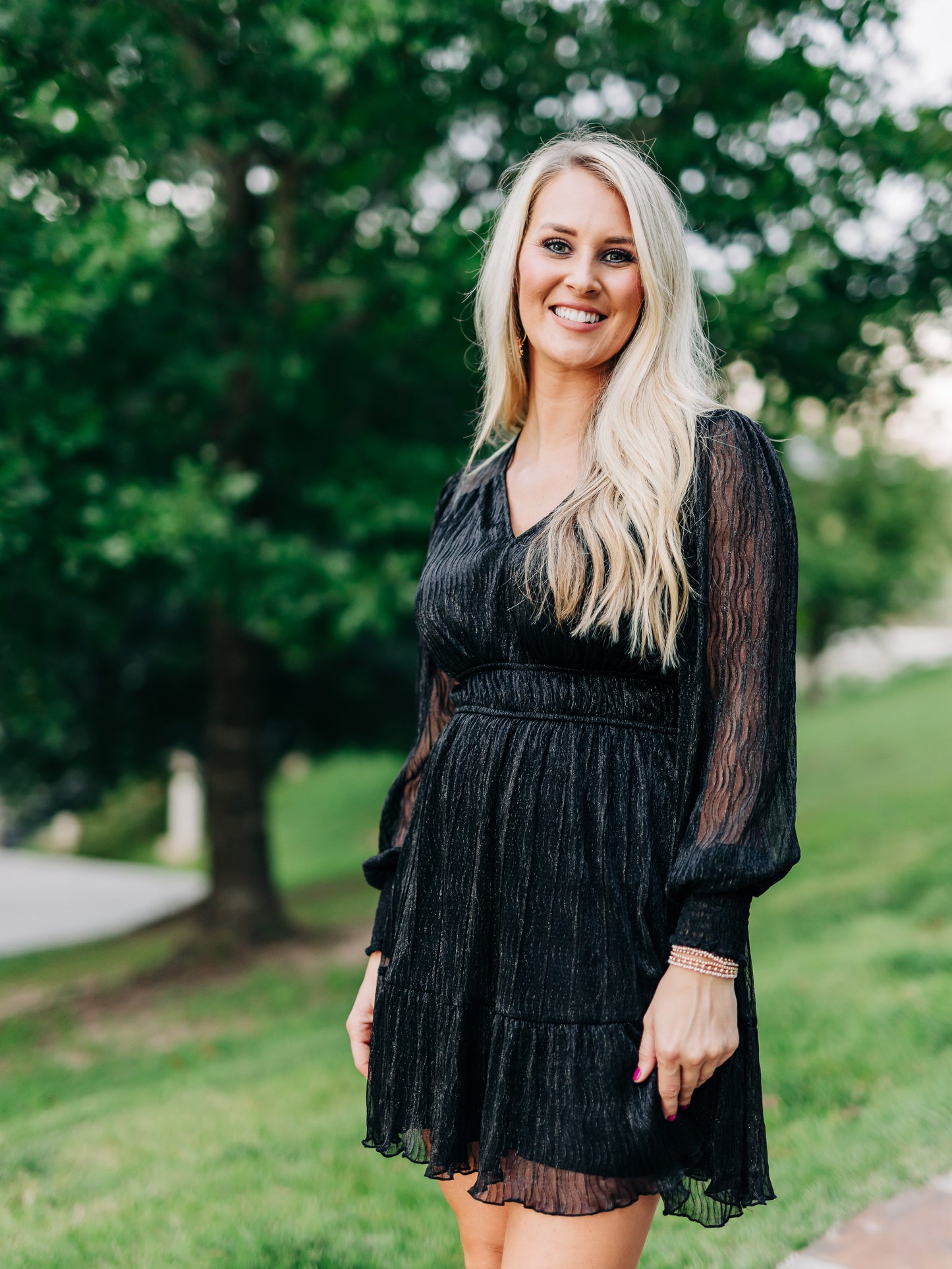 Get To The Chase Black Dress