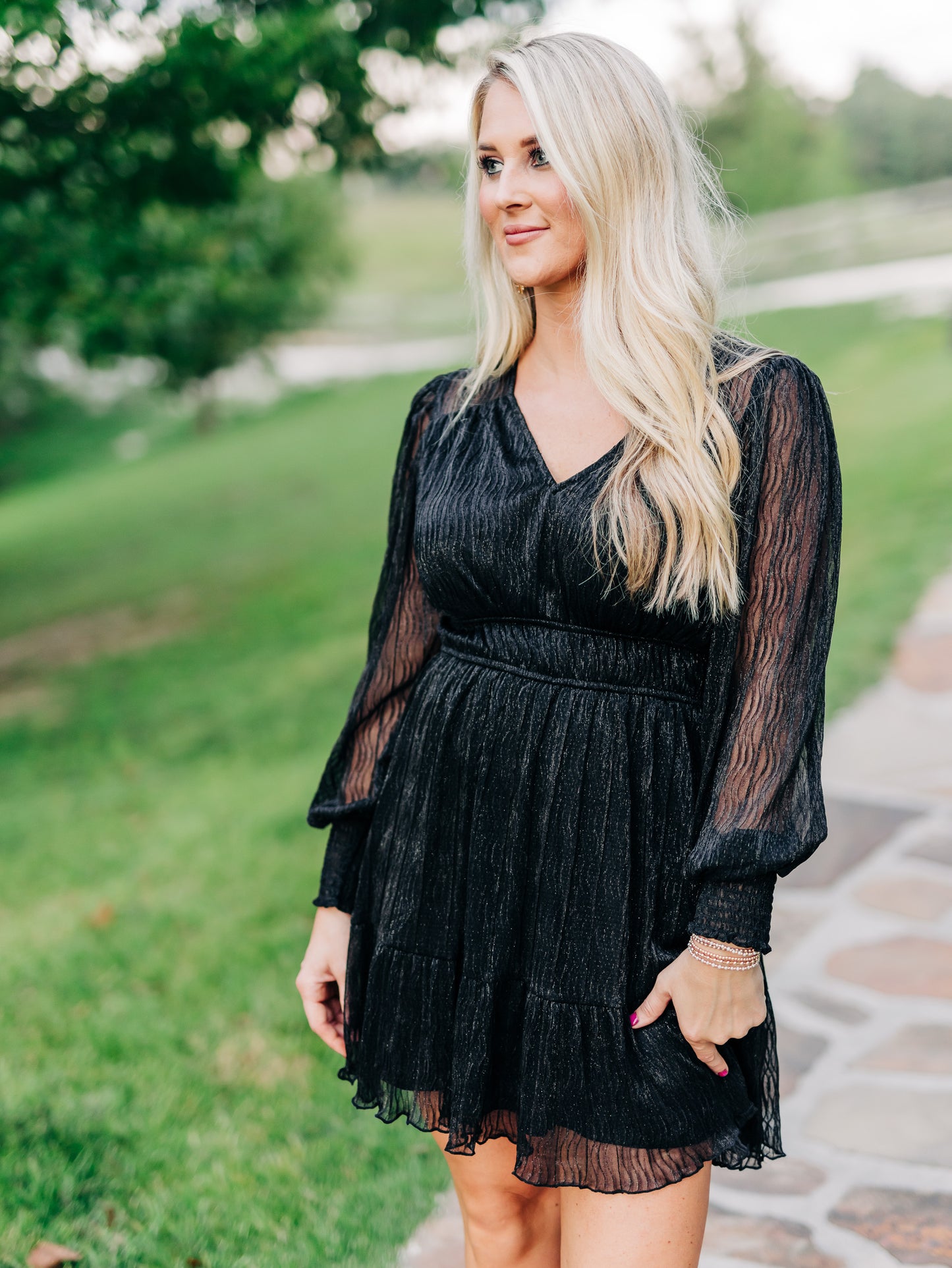 Get To The Chase Black Dress