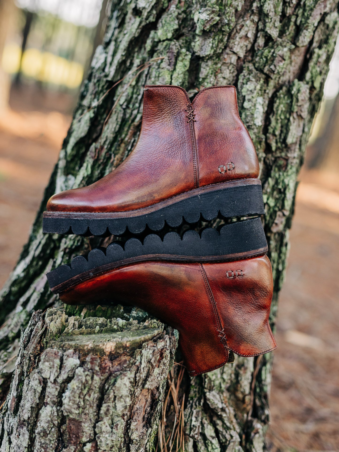 Lydyi Rowan Teak Multi Bootie