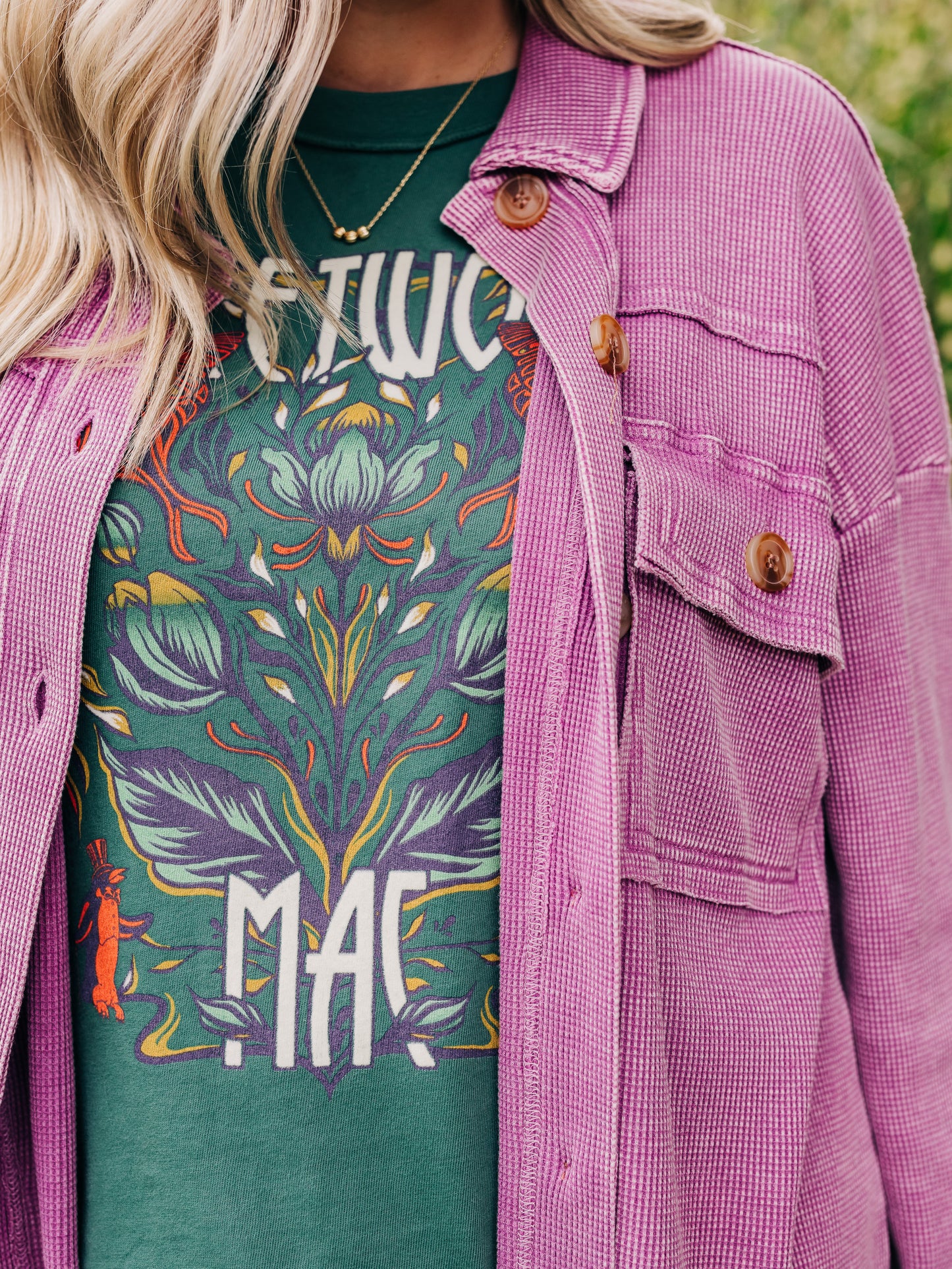 Same Energy Orchid Top