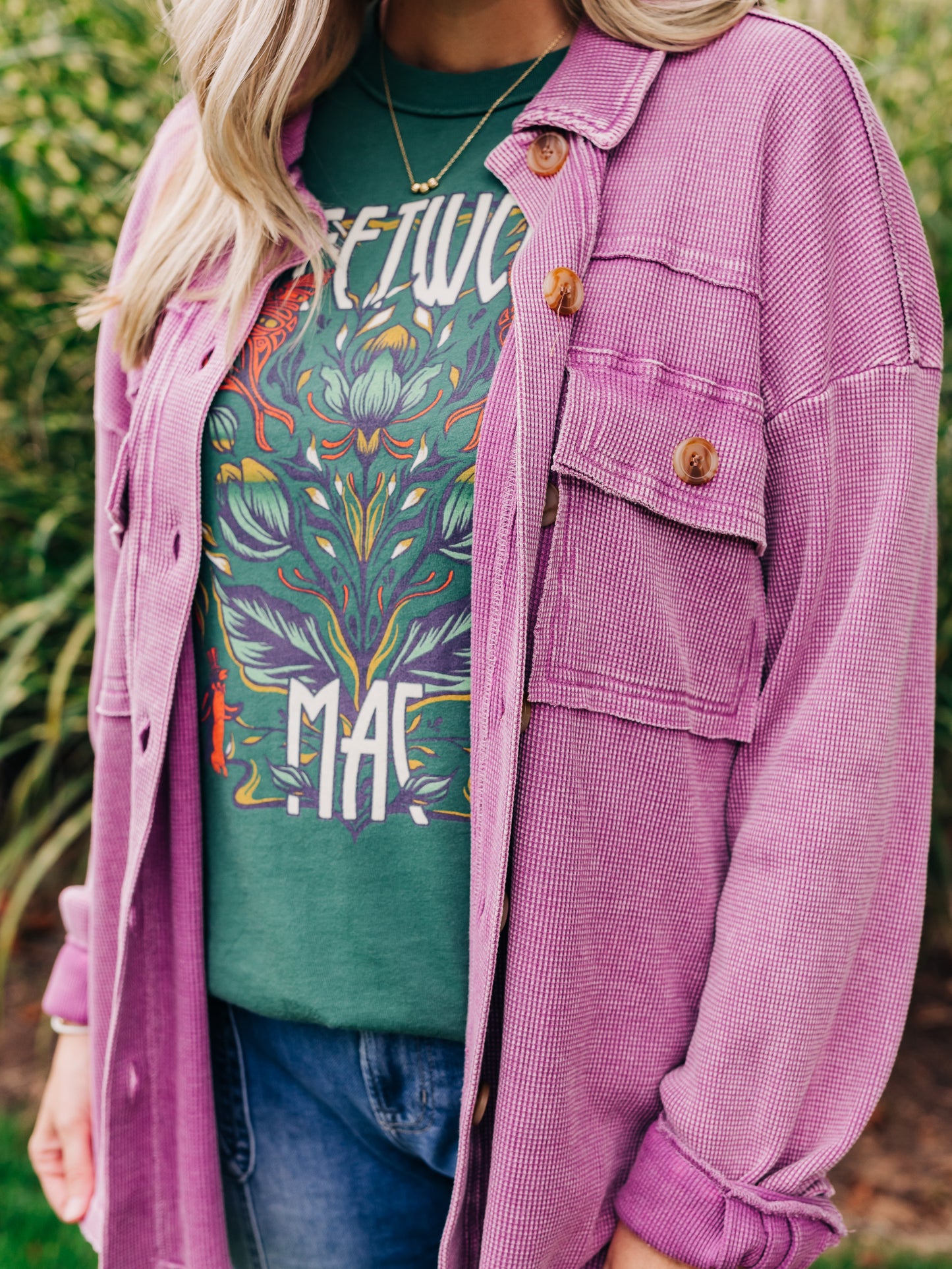 Same Energy Orchid Top
