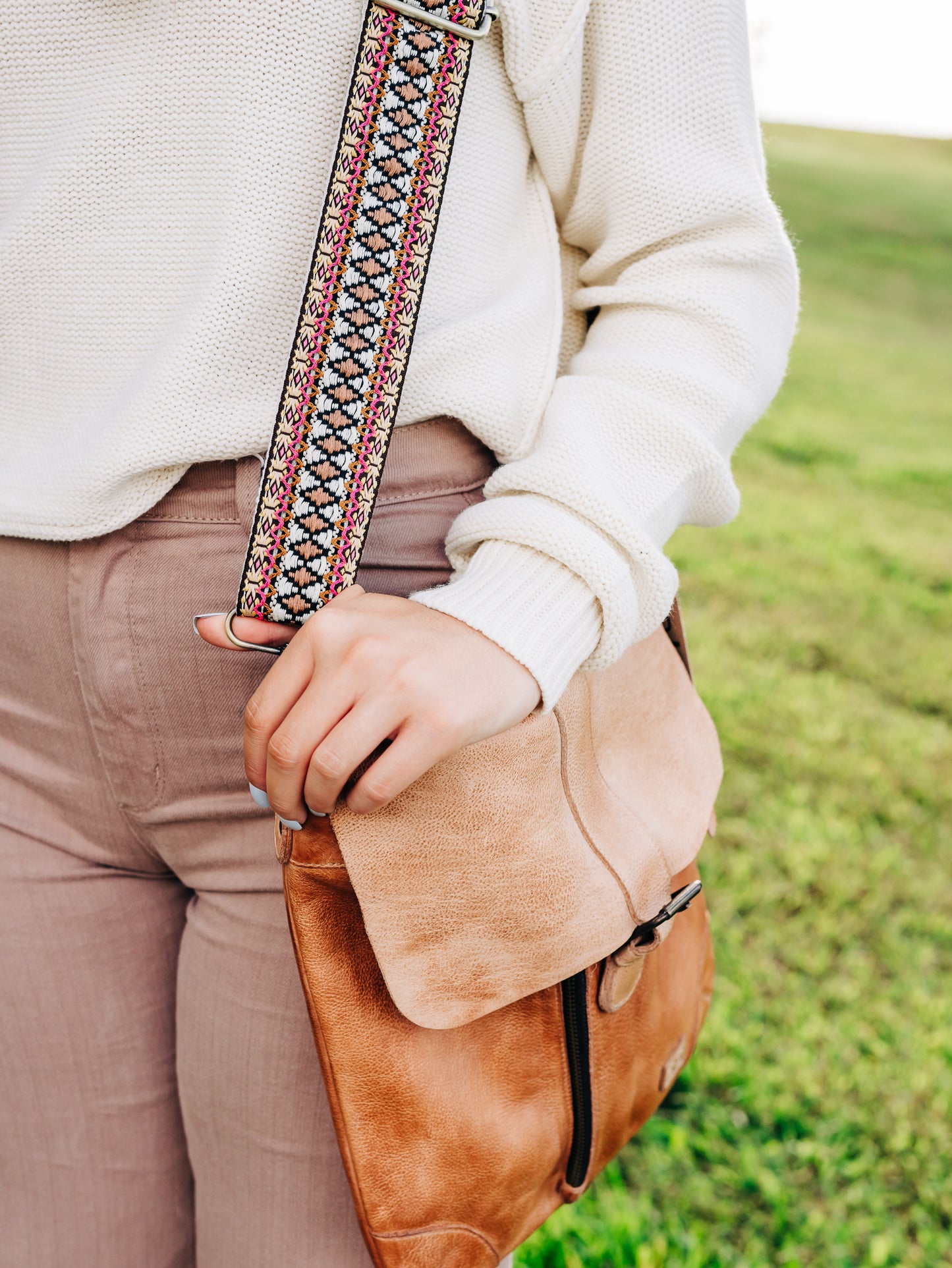 Jack Tan Oats Rustic Crossbody