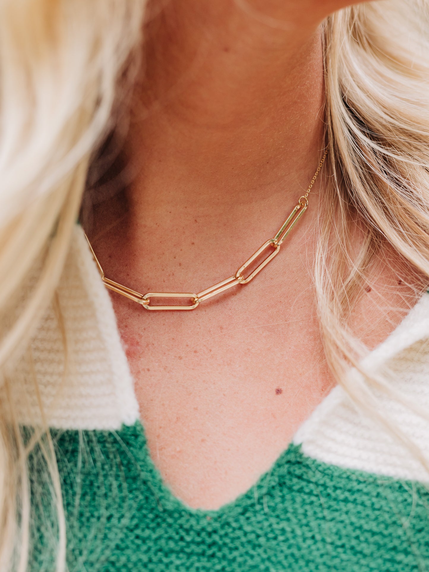 In A Bad Romance Gold Necklace