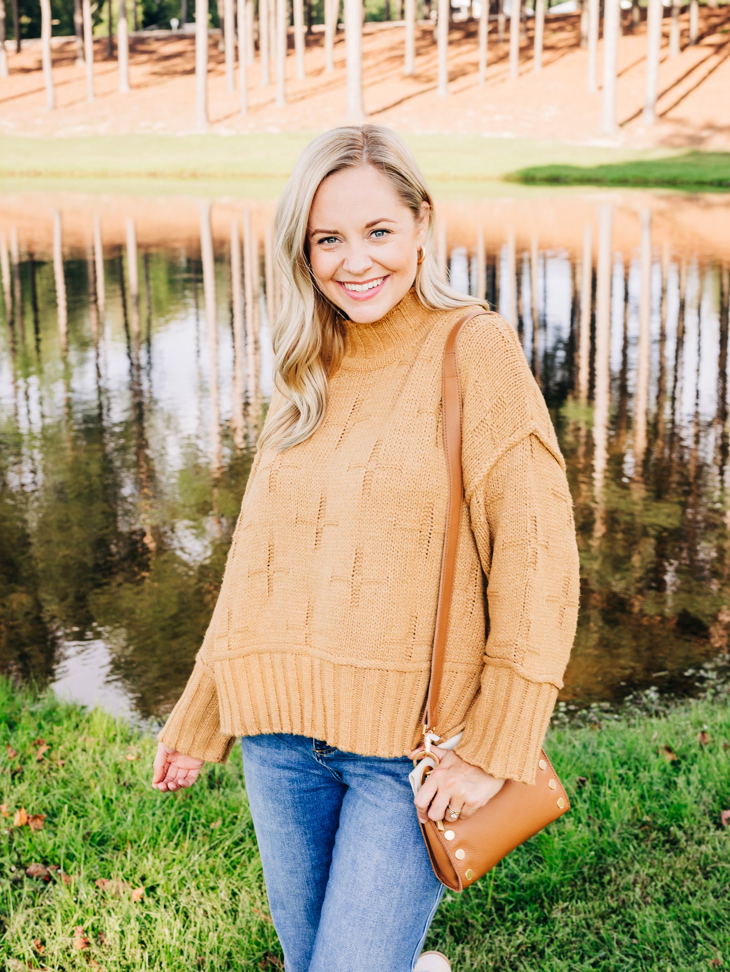 No Expectations Camel Sweater