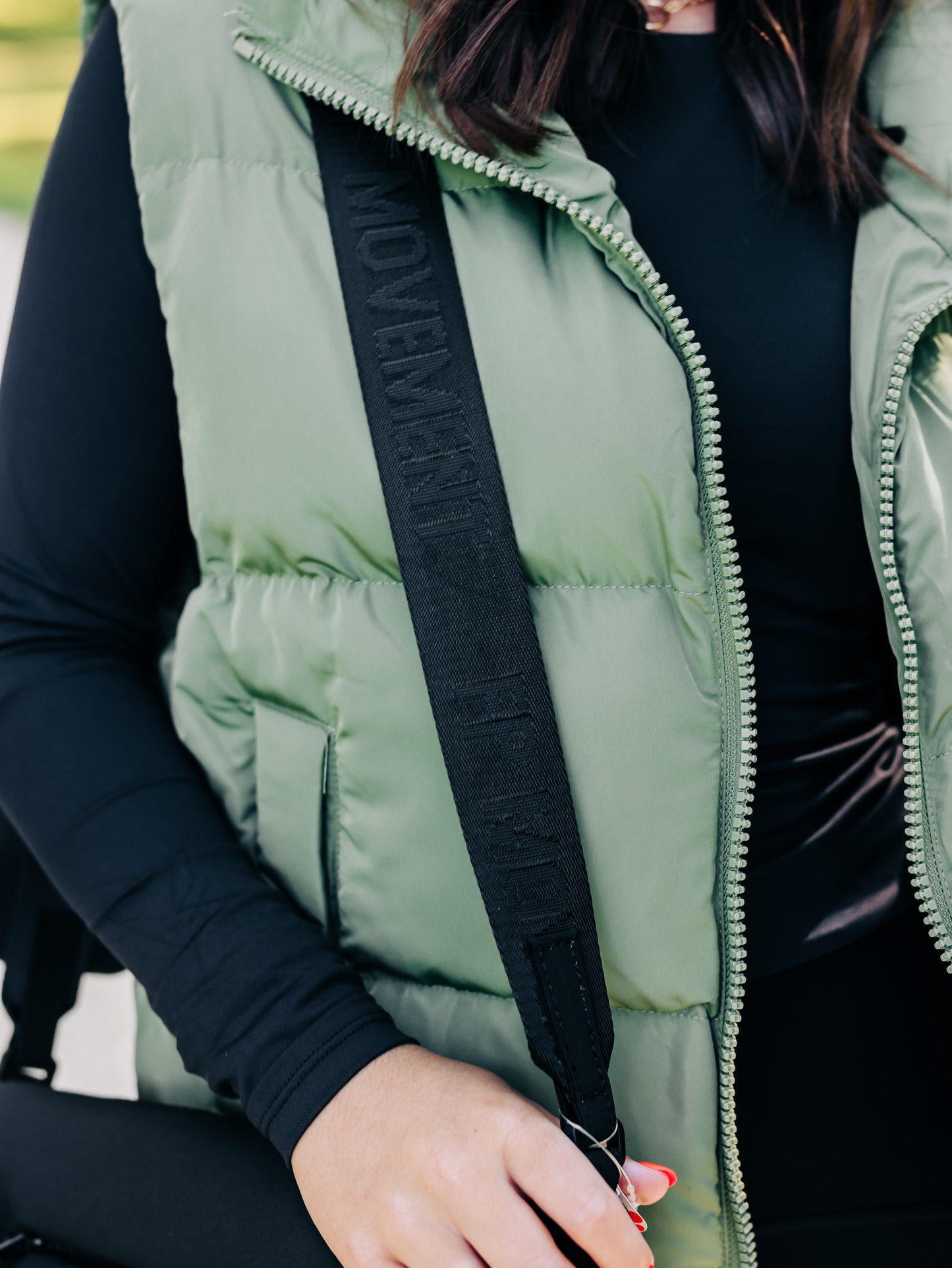 Hit The Trails Black Sling Bag