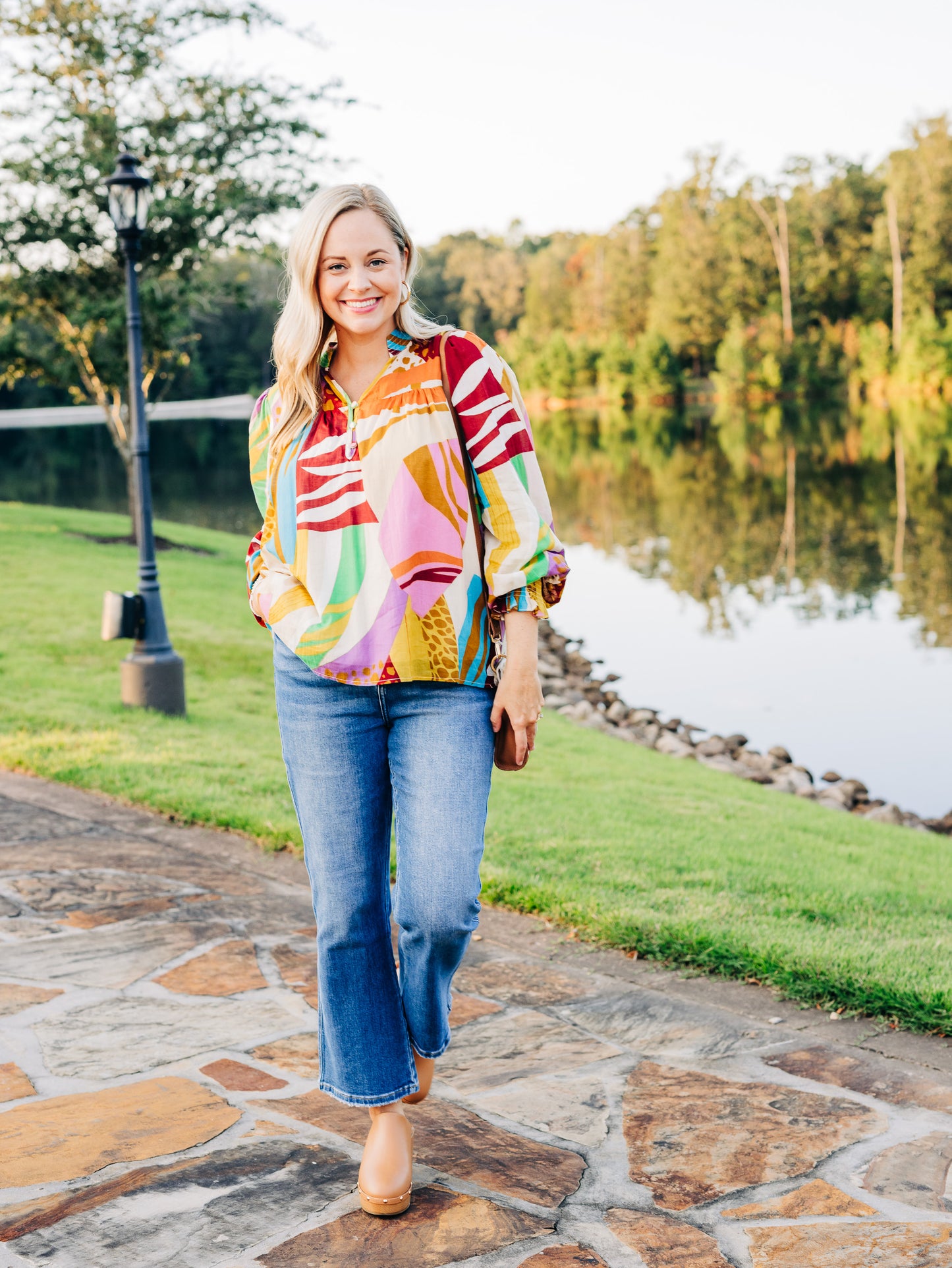 Give You Joy Lilac Multi Top