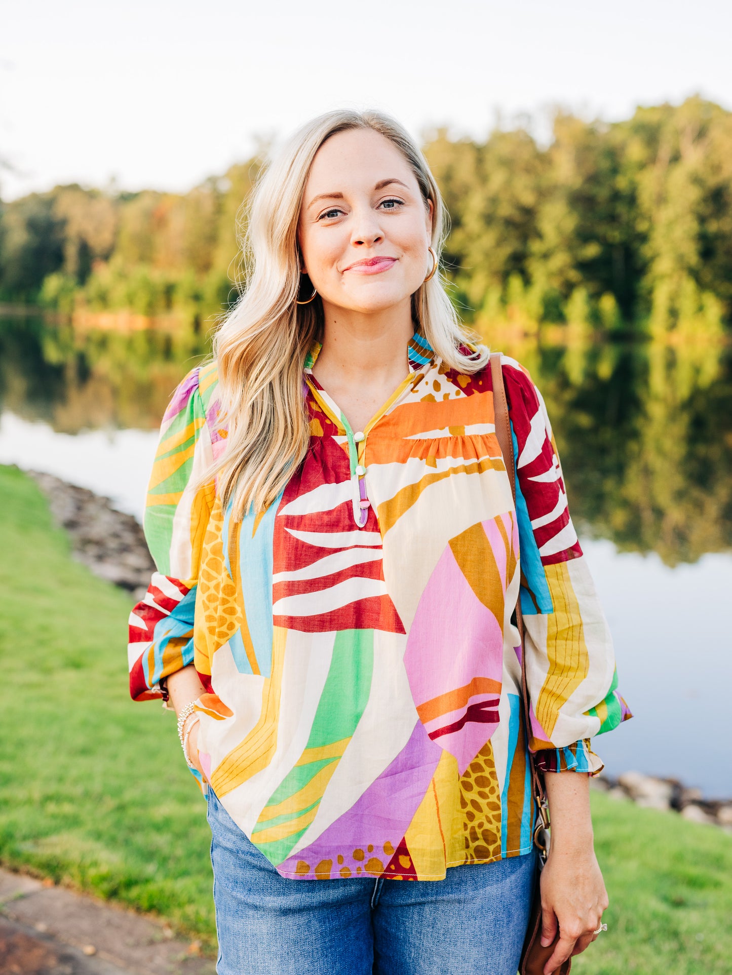 Give You Joy Lilac Multi Top