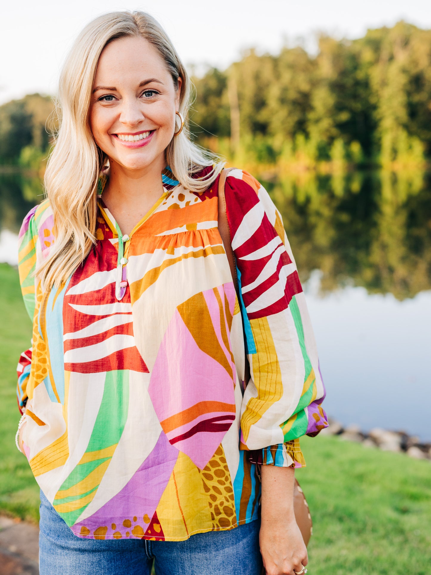 Give You Joy Lilac Multi Top