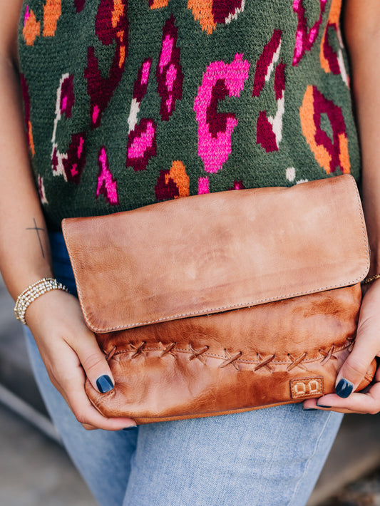 Cleo Tan Rustic Handbag