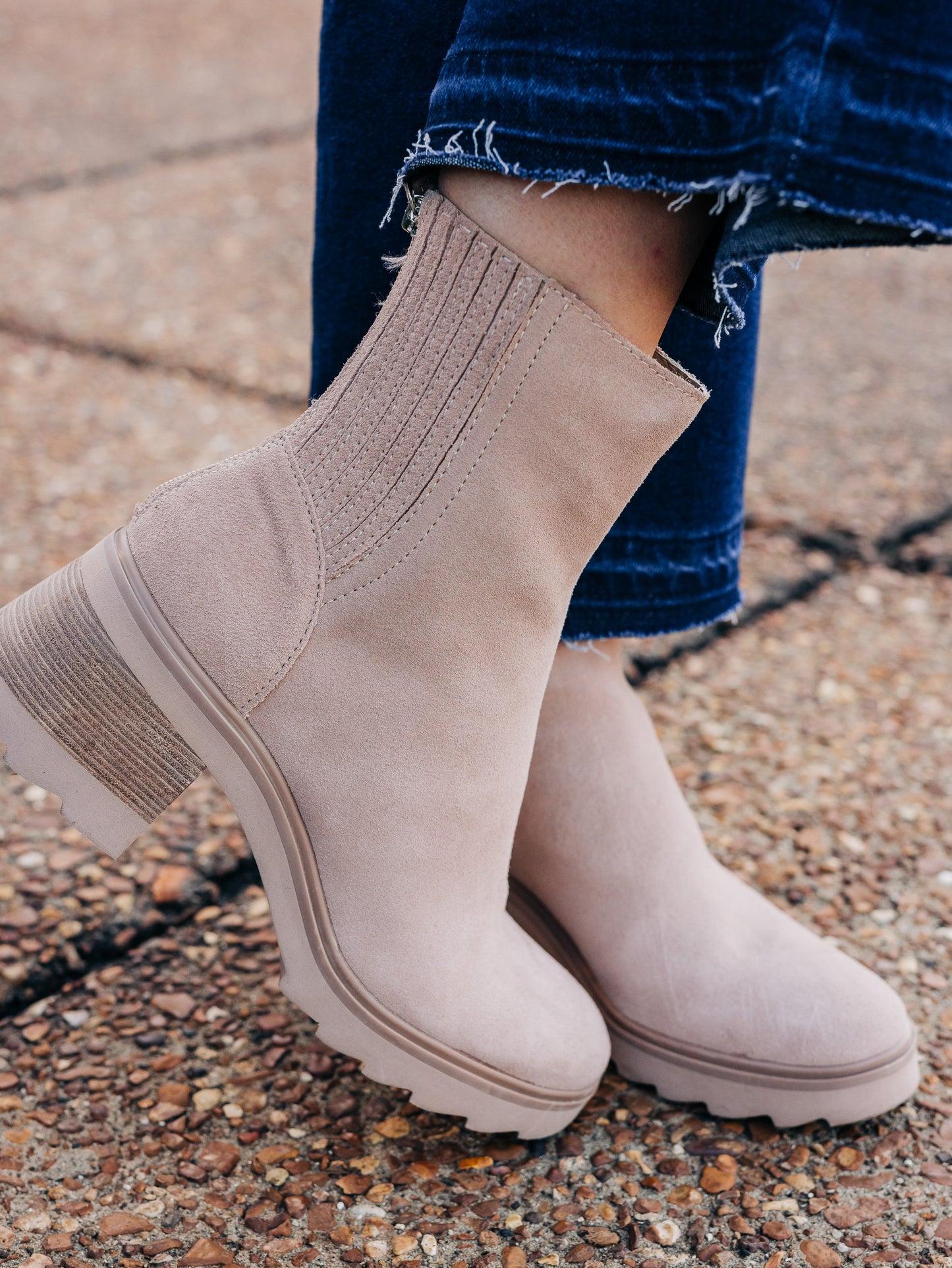 Martey H20 Taupe Suede Boots