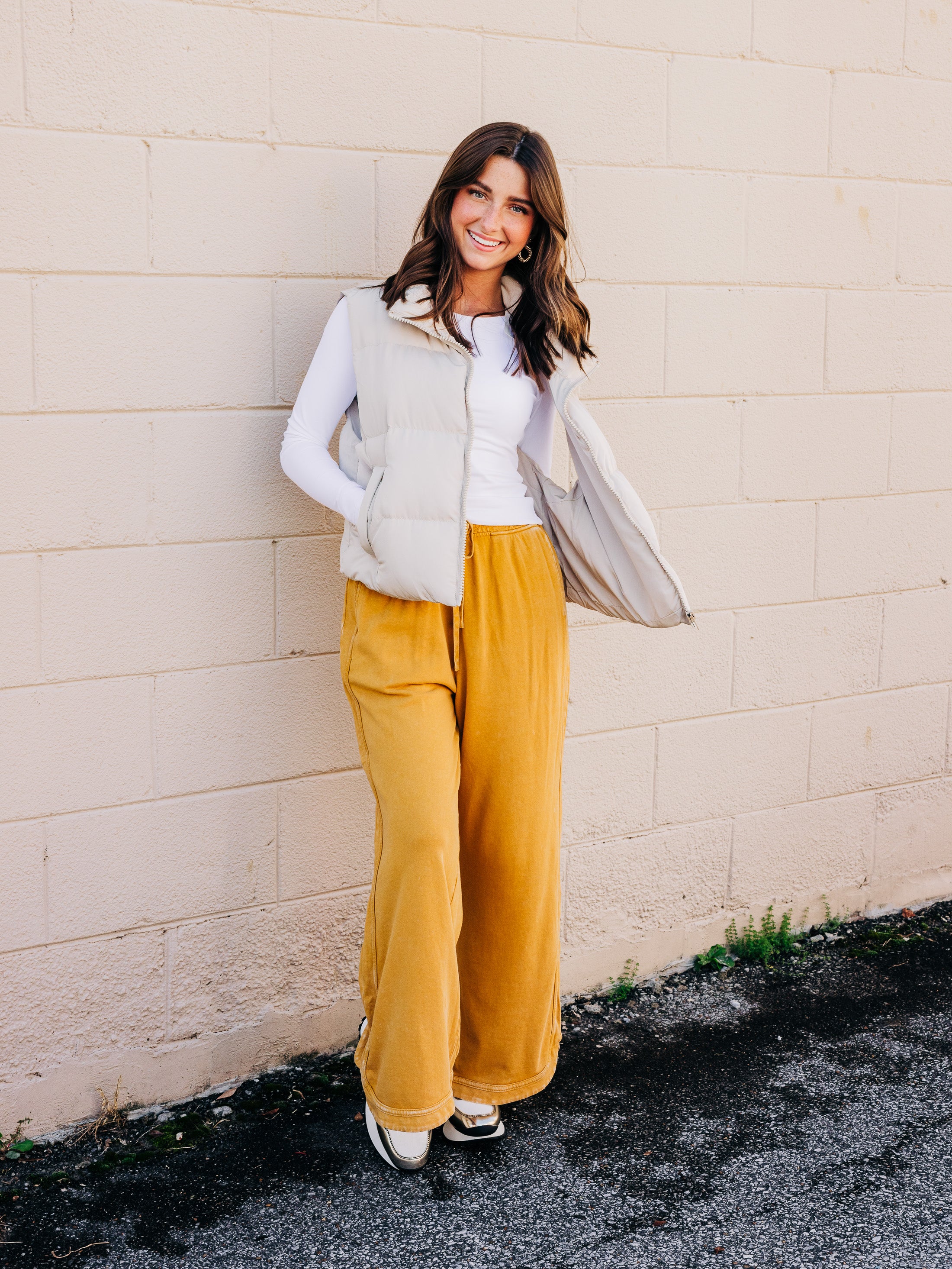 Up To You Mustard Pants – Ribbon Chix