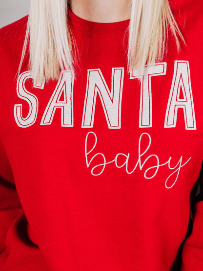 Santa Baby Red Sweatshirt