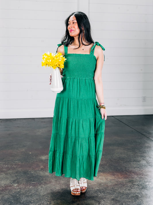 Something Different Green Maxi Dress