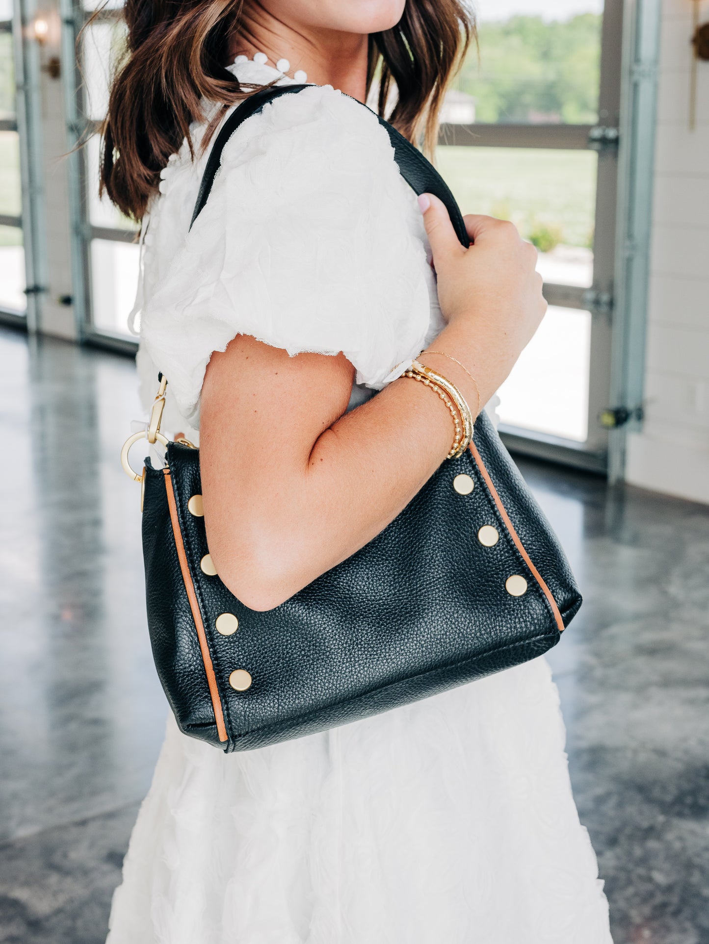 Bryant Med North End/Brushed Gold Handbag