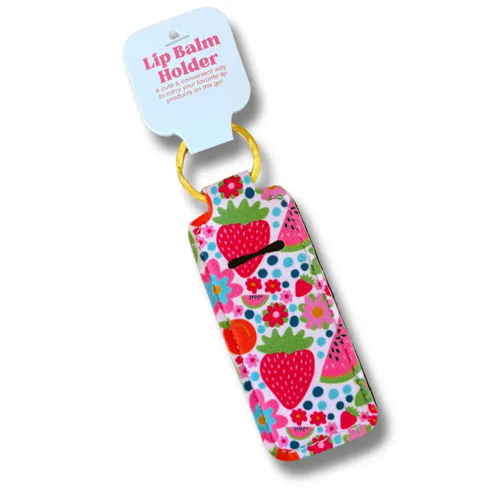 Lip Balm/Lipstick Farmers Market Keychain Holder