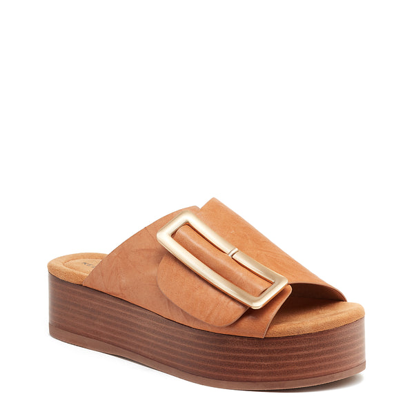 Dover Light Saddle Platform Sandals