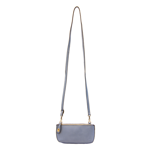 Mini Crossbody Chambray Wristlet Clutch