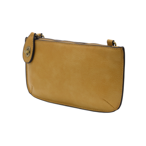 Mini Crossbody Golden Tan Wristlet Clutch