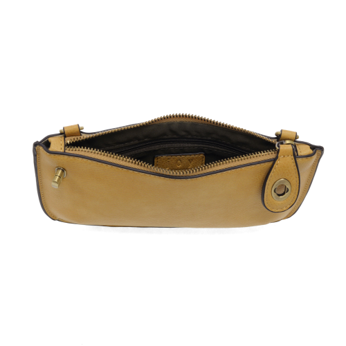Mini Crossbody Golden Tan Wristlet Clutch