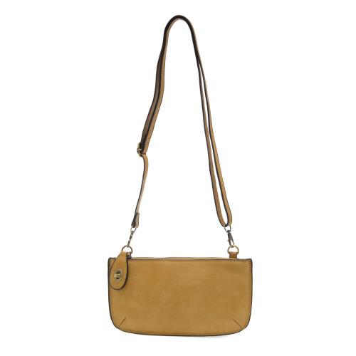 Mini Crossbody Golden Tan Wristlet Clutch